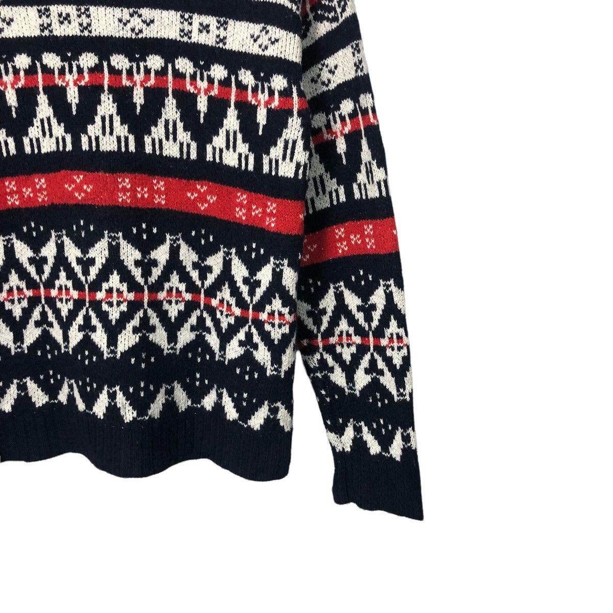 Japanese Brand Vintage Coen Co. Ltd Tokyo Japan Full Print Knitwear Sweater Size S / US 4 / IT 40 - 2 Thumbnail