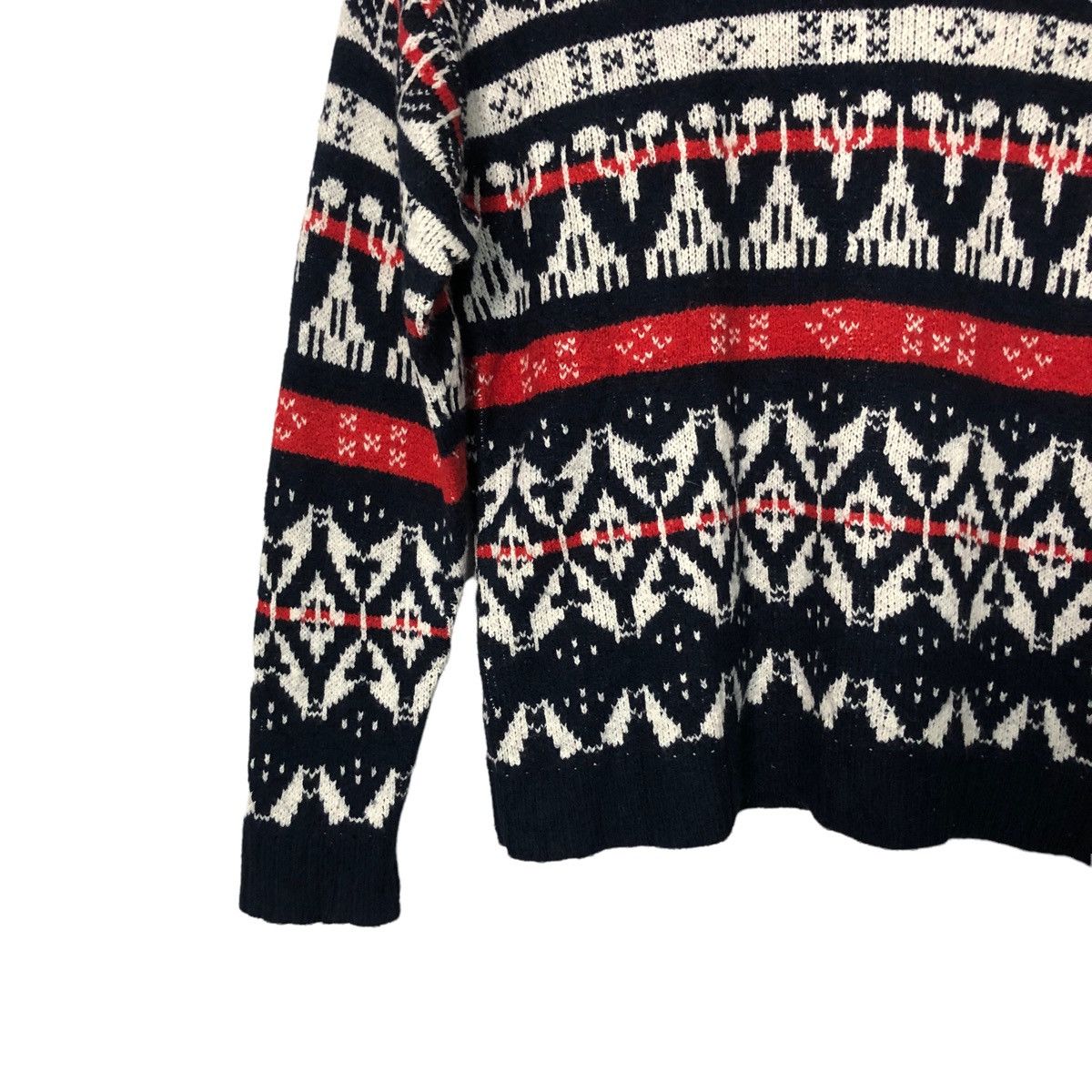Japanese Brand Vintage Coen Co. Ltd Tokyo Japan Full Print Knitwear Sweater Size S / US 4 / IT 40 - 7 Thumbnail