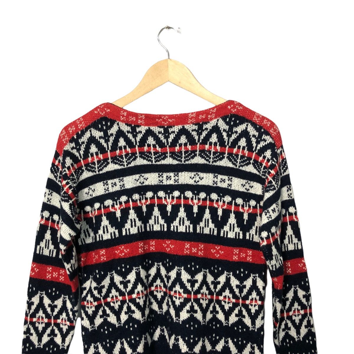 Japanese Brand Vintage Coen Co. Ltd Tokyo Japan Full Print Knitwear Sweater Size S / US 4 / IT 40 - 8 Thumbnail