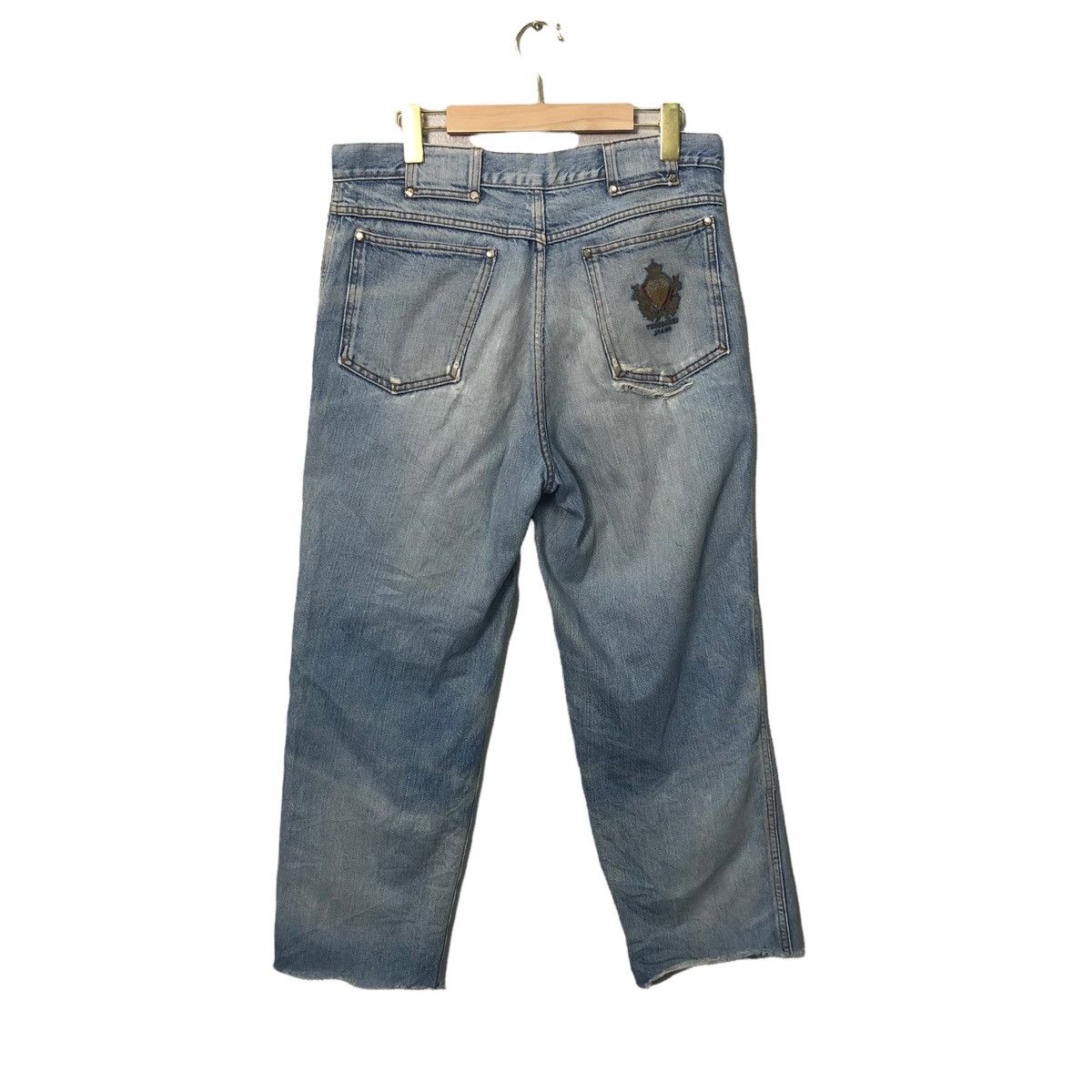 Trussardi Vintage Trussardi Jeans Distressed Denim Pants W33 L37 Size US 33 - 4 Thumbnail