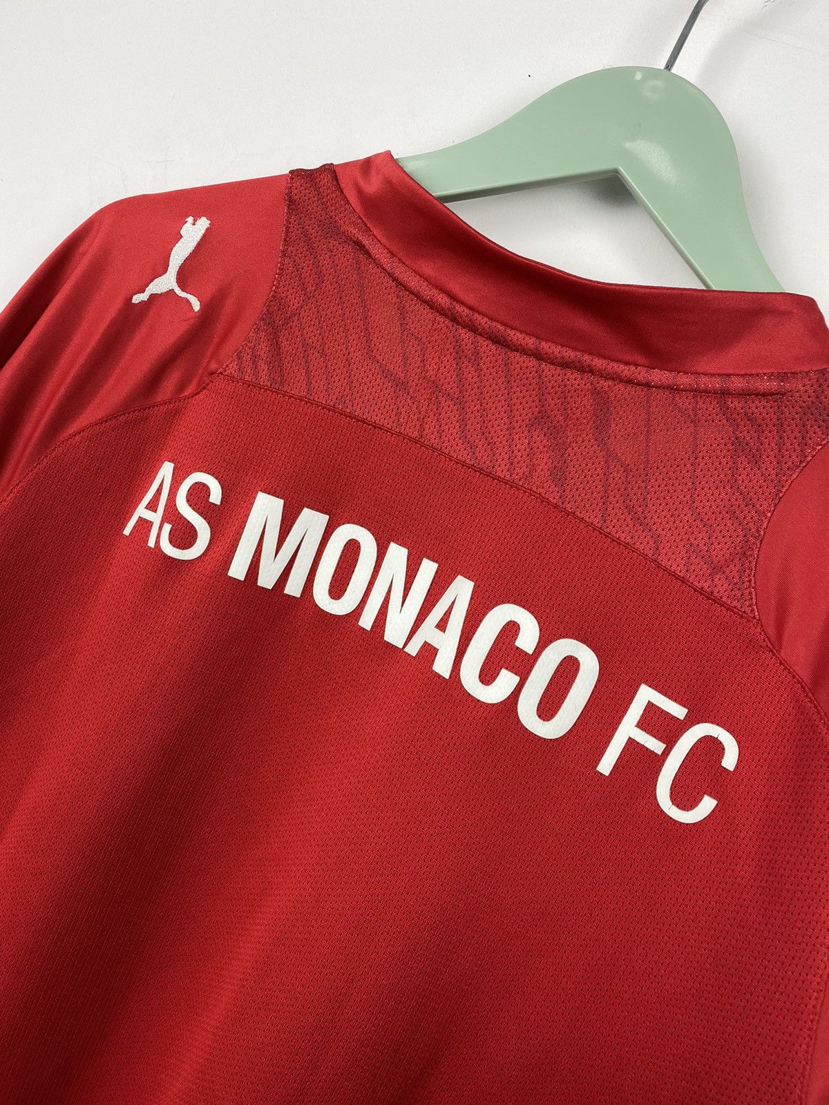 Puma Monaco 2009 2010 Puma Football Shirt Soccer Jersey PSG Milan Size US M / EU 48-50 / 2 - 8 Thumbnail