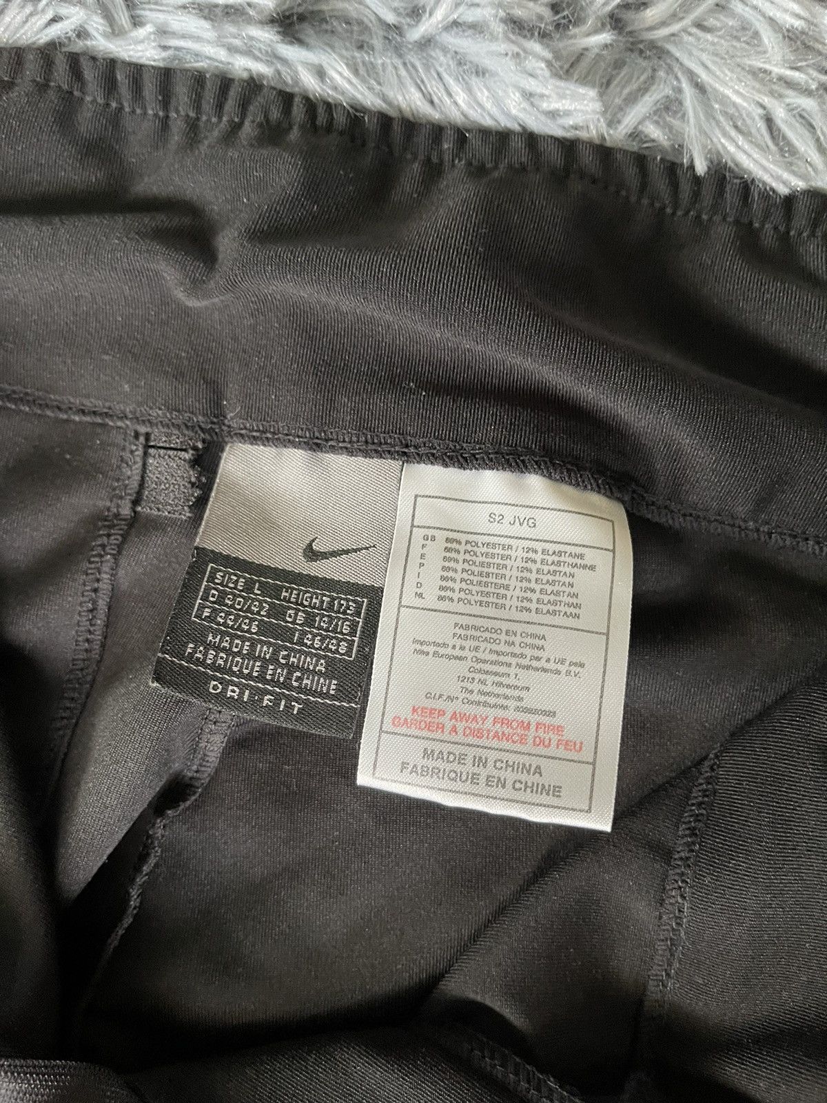 Nike × Vintage Nike Y2K vintage 00s palazzo wide leg drill joggers pants Size 32" / US 10 / IT 46 - 6 Thumbnail