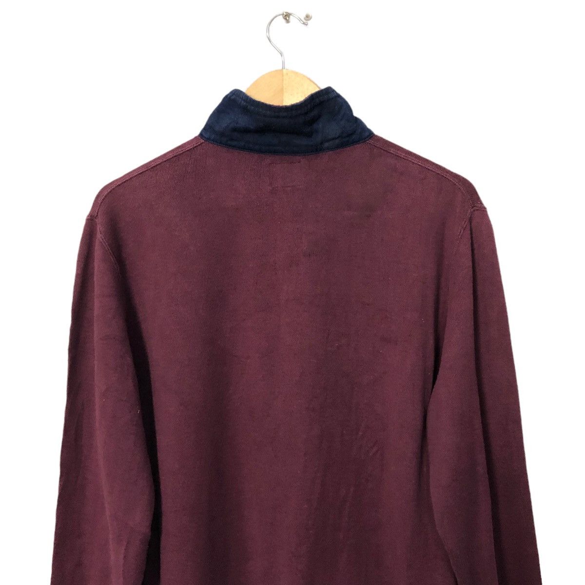 Henry Cotton's Vintage Henry Cottons Half Zipper Embroidery Logo Sweatshirt Size US L / EU 52-54 / 3 - 8 Thumbnail