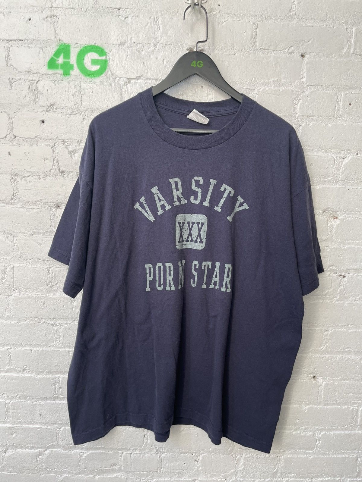 Vintage Vintage 90s VARSITY PORNSTAR PORN SHIRT 4Gseller Size US XL / EU 56 / 4 - 2 Thumbnail