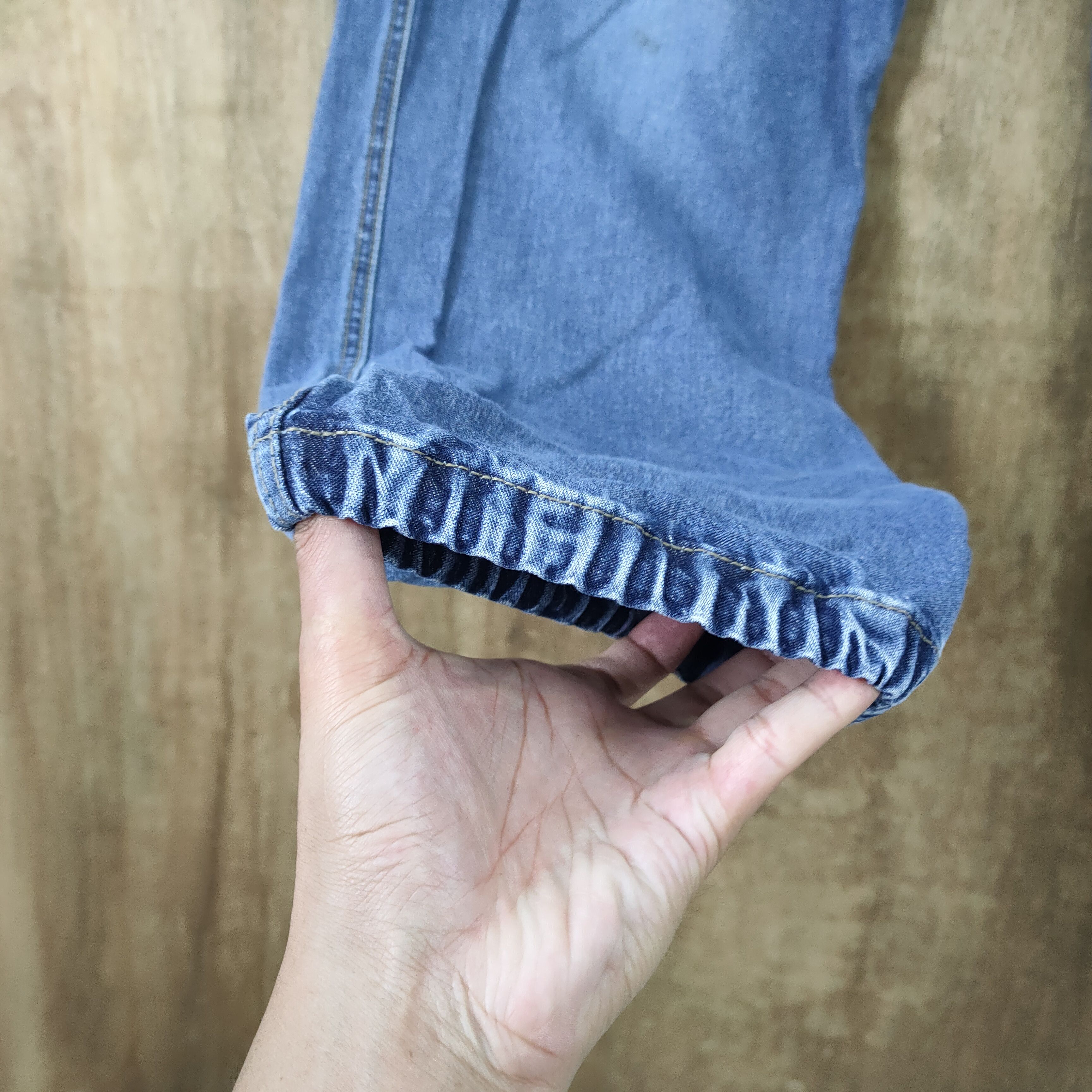 Japanese Brand × StraightFaded × Vintage VINTAGE FADED JEANS DENIM BAGGY CARGO PANTS Size US 32 / EU 48 - 6 Thumbnail
