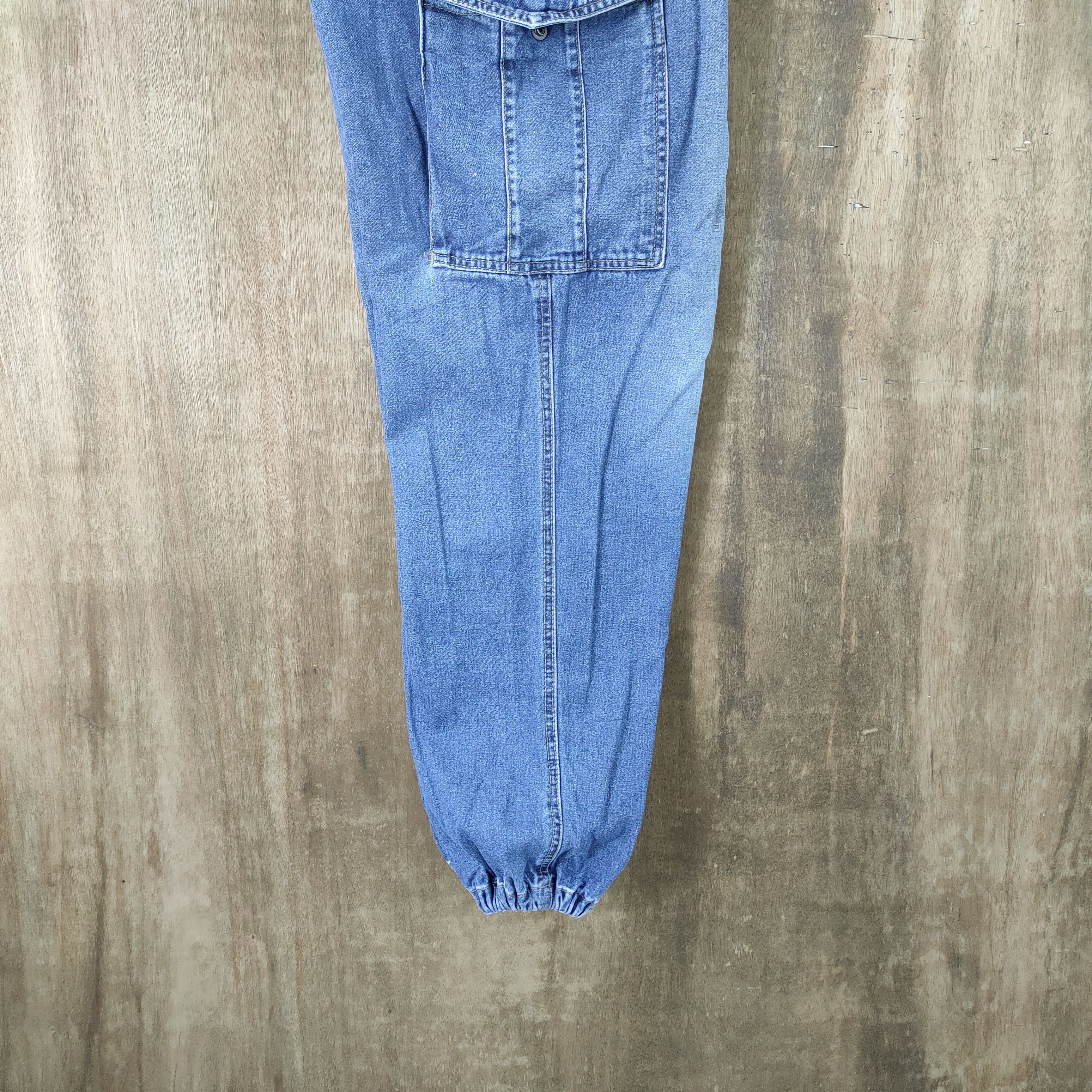 Japanese Brand × StraightFaded × Vintage VINTAGE FADED JEANS DENIM BAGGY CARGO PANTS Size US 32 / EU 48 - 15 Thumbnail