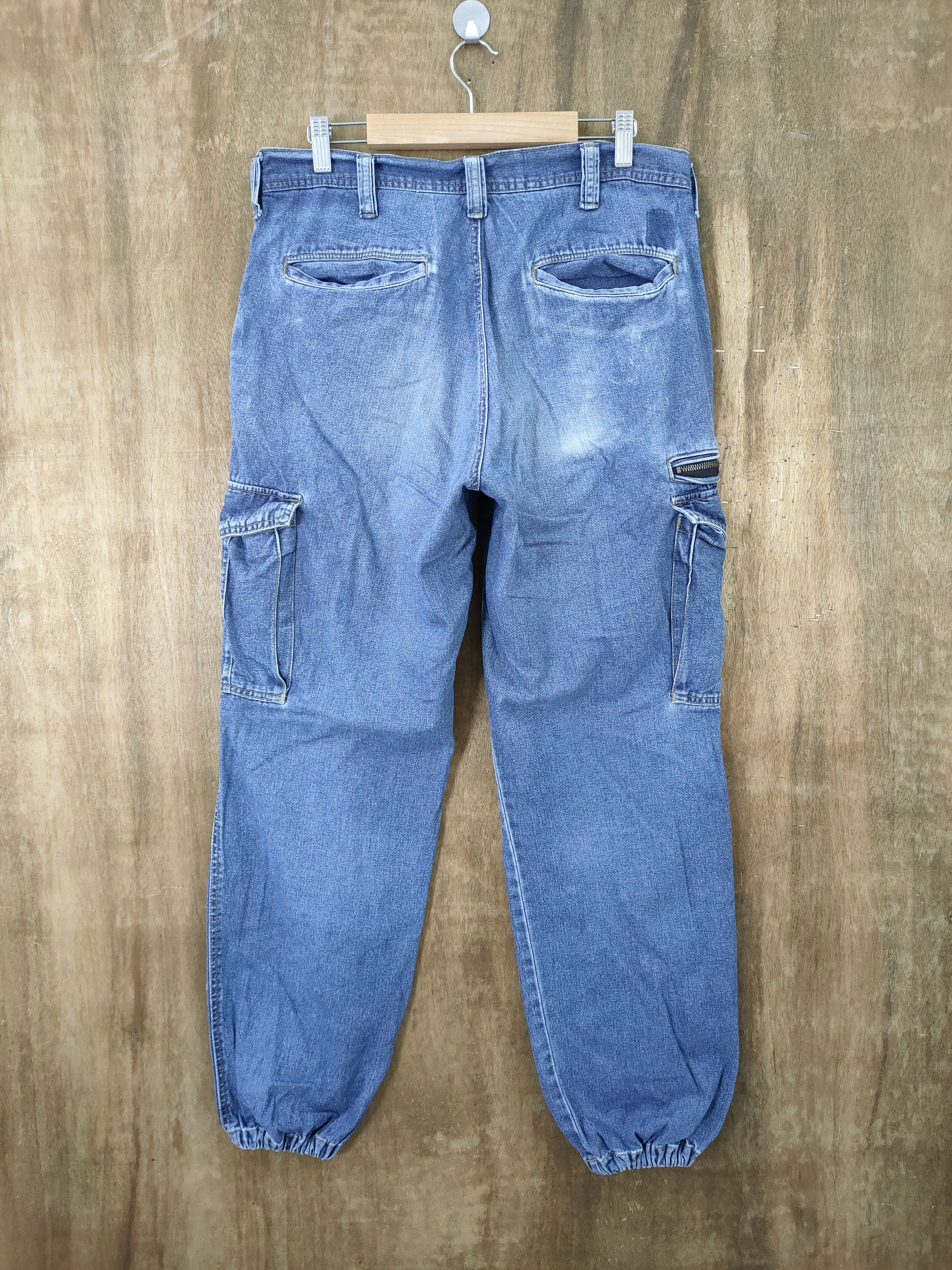 Japanese Brand × StraightFaded × Vintage VINTAGE FADED JEANS DENIM BAGGY CARGO PANTS Size US 32 / EU 48 - 2 Thumbnail