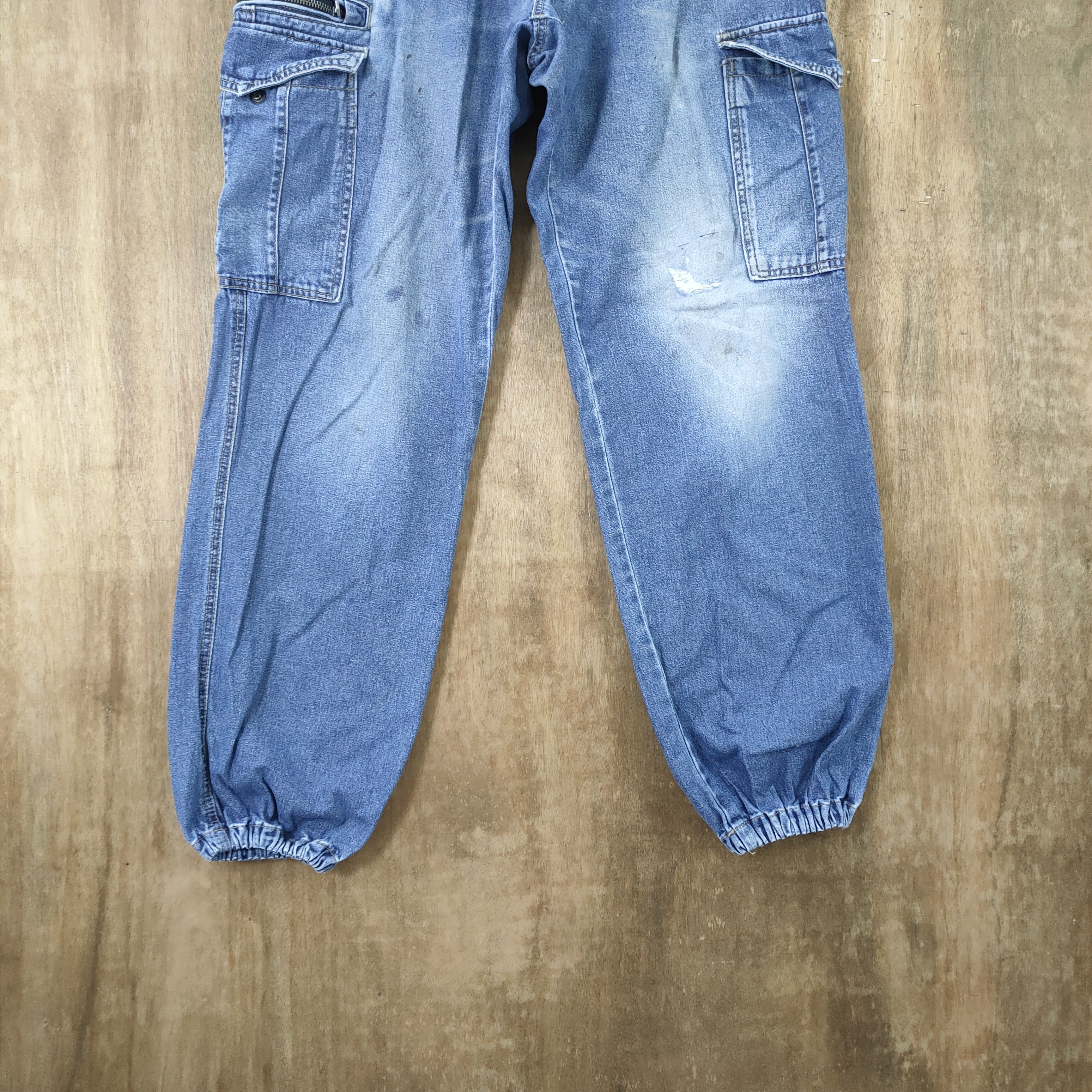 Japanese Brand × StraightFaded × Vintage VINTAGE FADED JEANS DENIM BAGGY CARGO PANTS Size US 32 / EU 48 - 5 Thumbnail