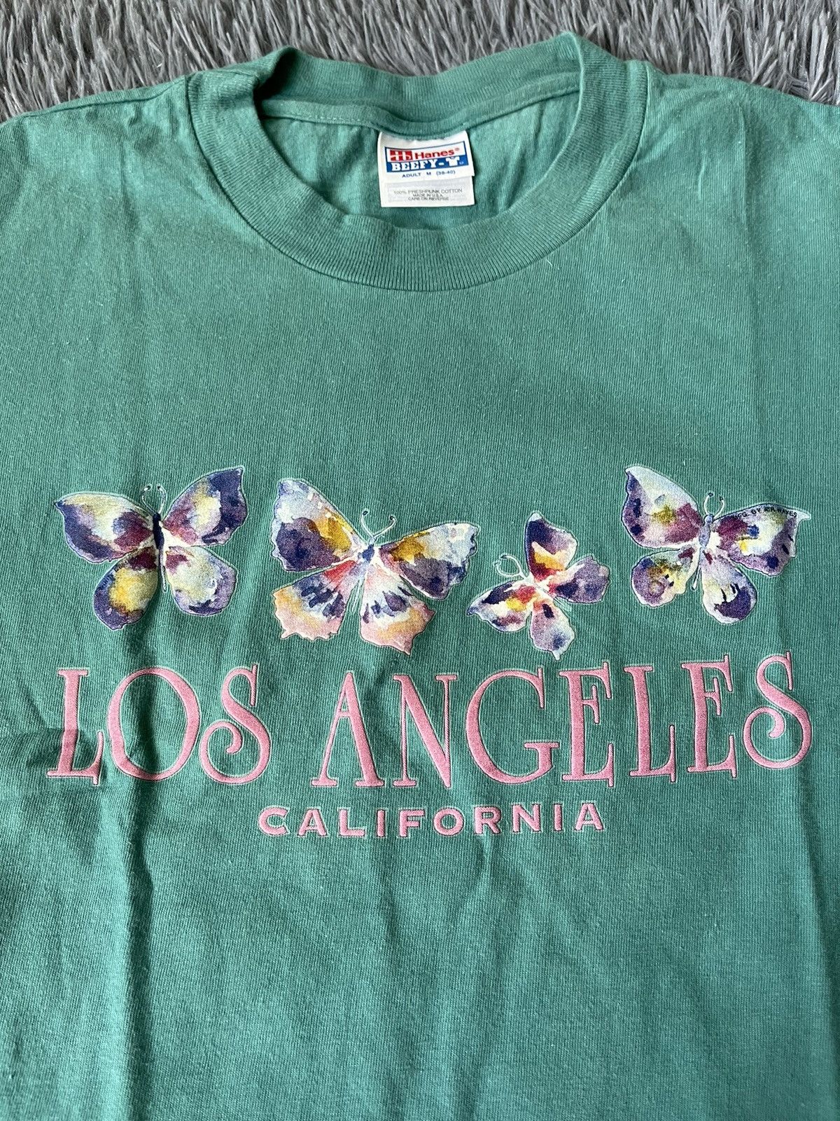Vintage Los Angeles California 90s vintage heavy cotton t-shirt Size US M / EU 48-50 / 2 - 2 Thumbnail