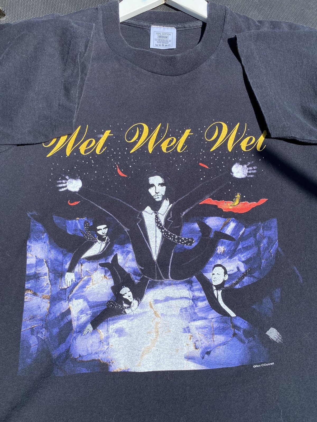 Band Tees 1995 WET WET WET Single Stitch Band T Shirt Size US M / EU 48-50 / 2 - 2 Thumbnail