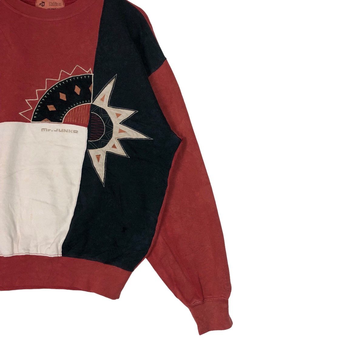 Mr. Junko Mr Junko Patchwork Vintage Sunfaded Sweatshirt Size US M / EU 48-50 / 2 - 5 Thumbnail