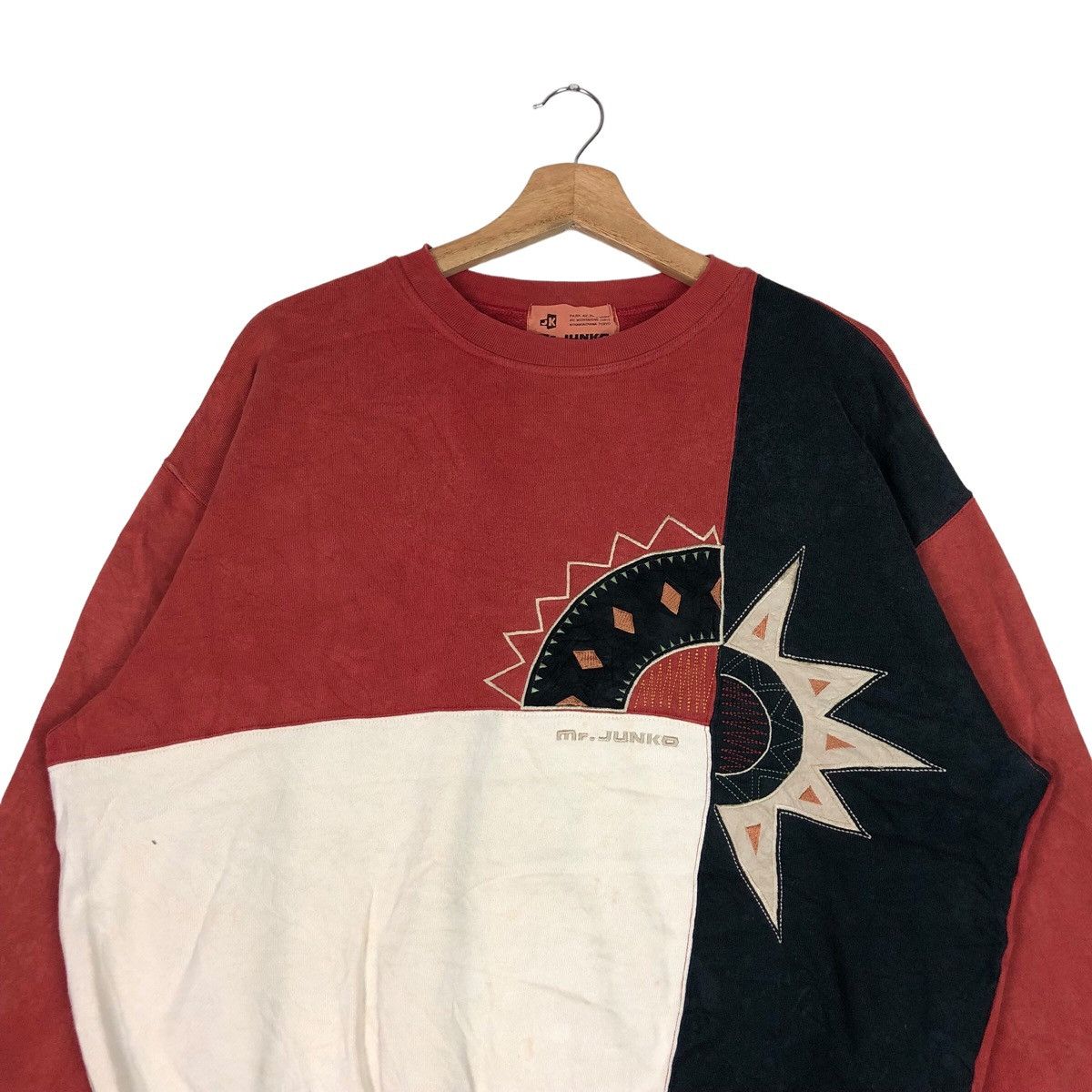 Mr. Junko Mr Junko Patchwork Vintage Sunfaded Sweatshirt Size US M / EU 48-50 / 2 - 3 Thumbnail