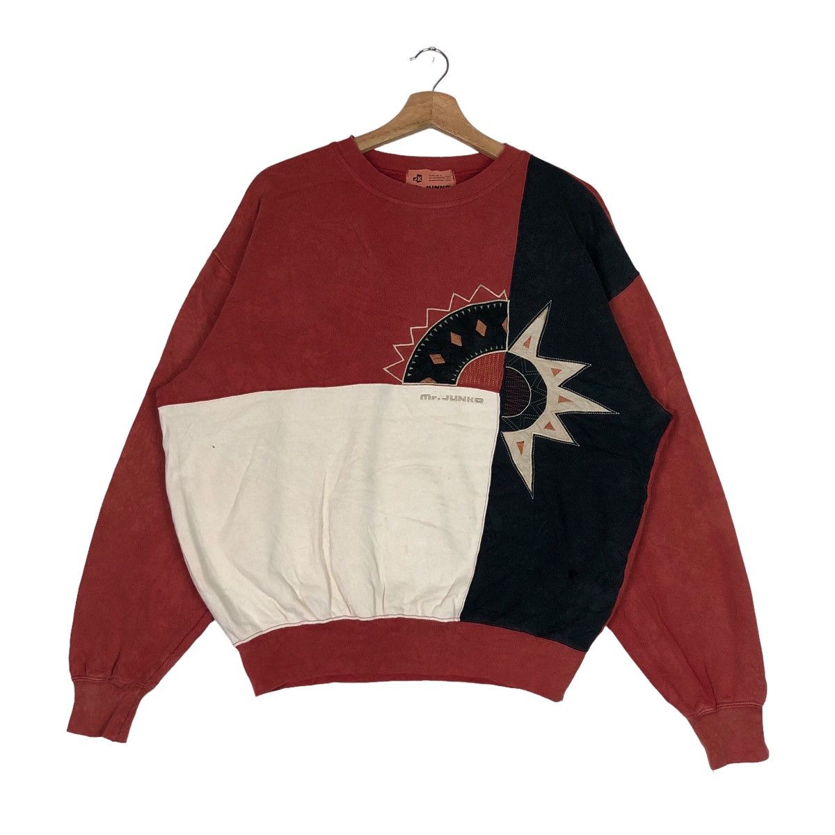 Mr. Junko Mr Junko Patchwork Vintage Sunfaded Sweatshirt Size US M / EU 48-50 / 2 - 2 Thumbnail