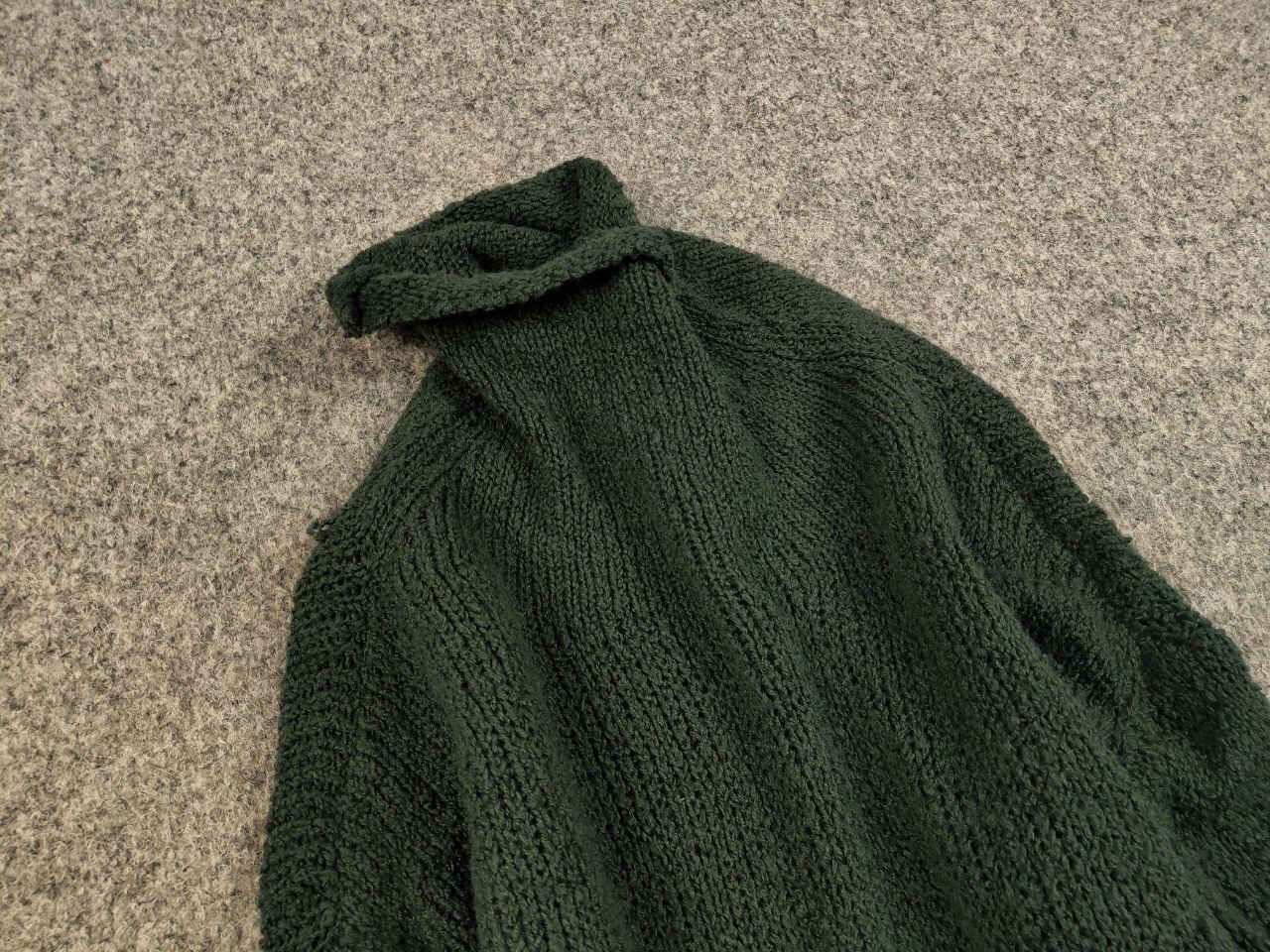Transit Transit Par Such Design Green Wool Knit Long Sleeve Sweater Size M / US 6-8 / IT 42-44 - 10 Thumbnail