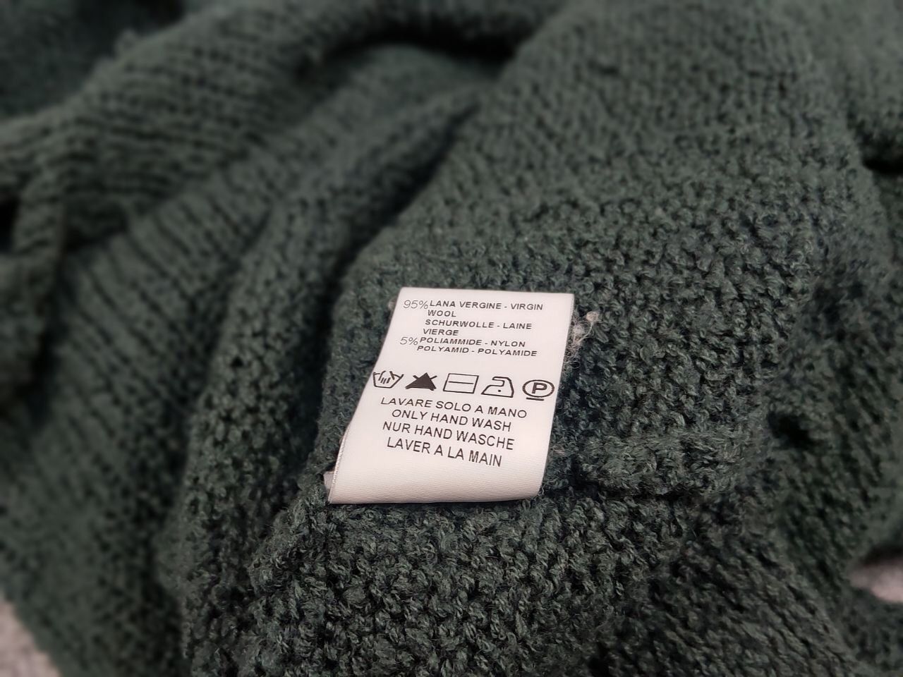 Transit Transit Par Such Design Green Wool Knit Long Sleeve Sweater Size M / US 6-8 / IT 42-44 - 17 Thumbnail