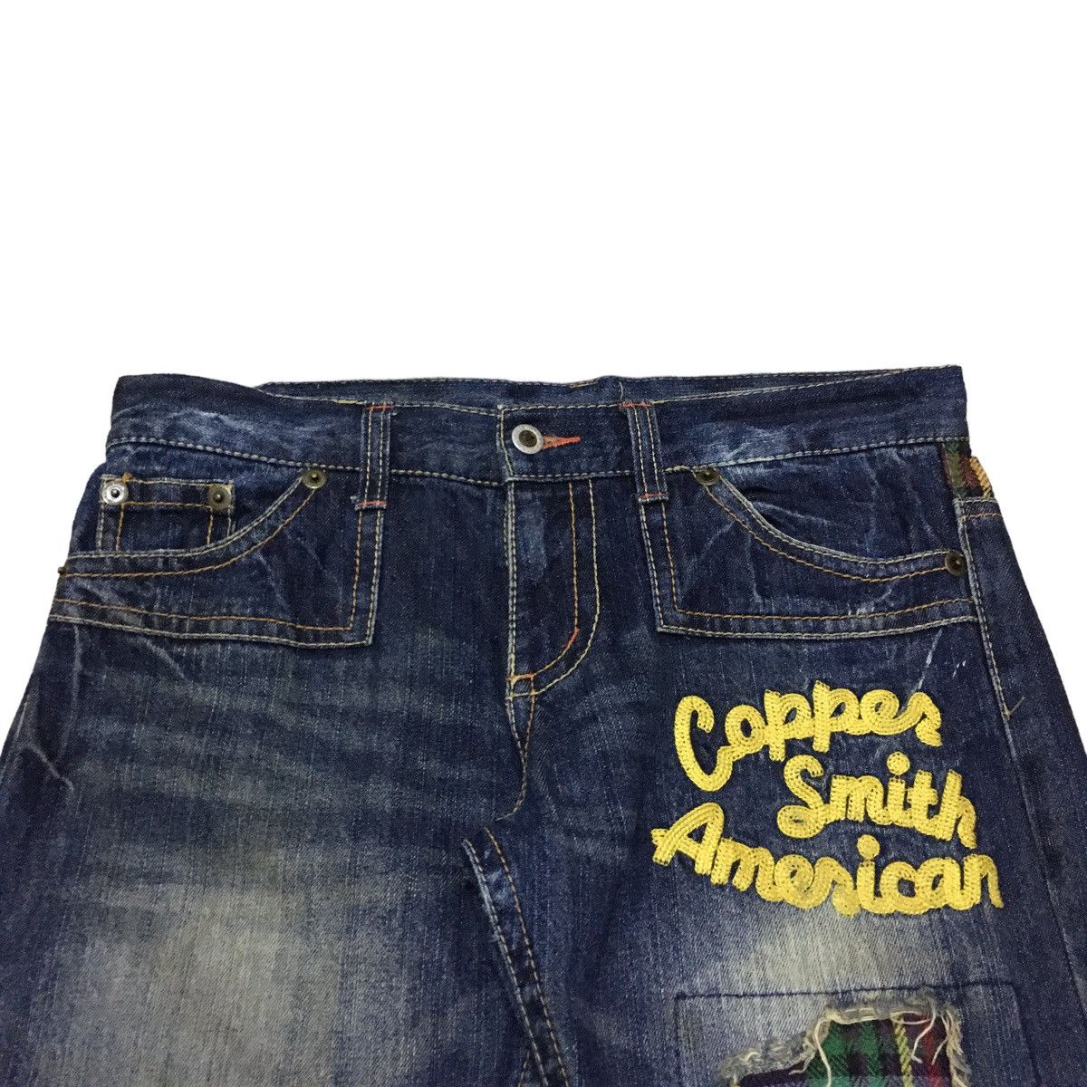 If Six Was Nine × Japanese Brand Rare Design Vintage Japanese Brand Distressed Jeans 1990s Size US 33 - 3 Thumbnail