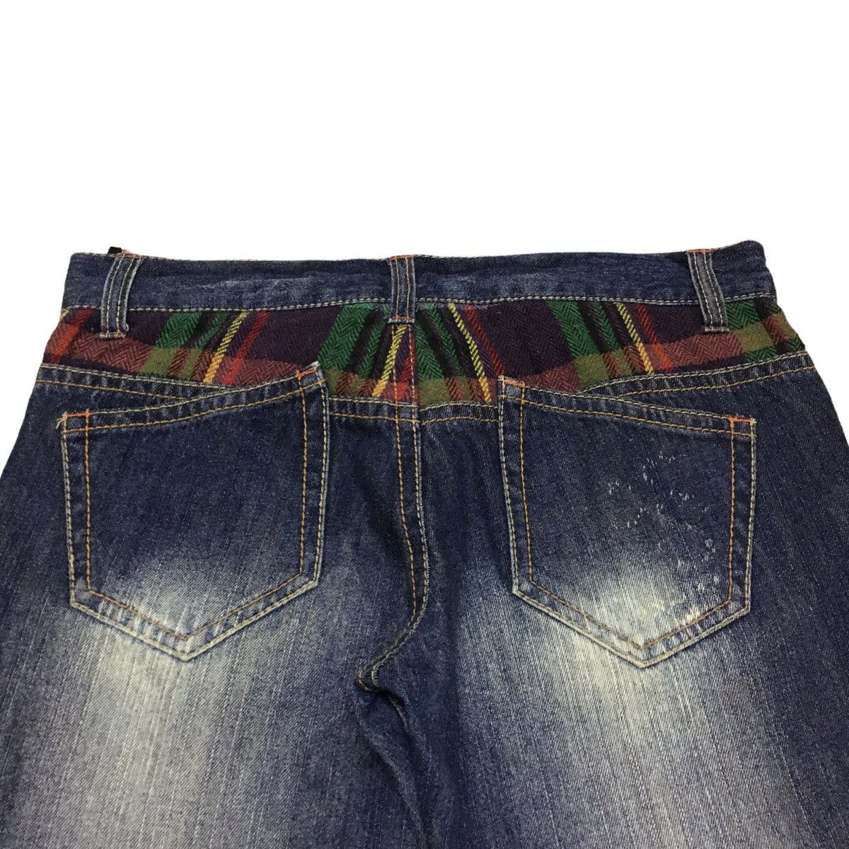 If Six Was Nine × Japanese Brand Rare Design Vintage Japanese Brand Distressed Jeans 1990s Size US 33 - 4 Thumbnail