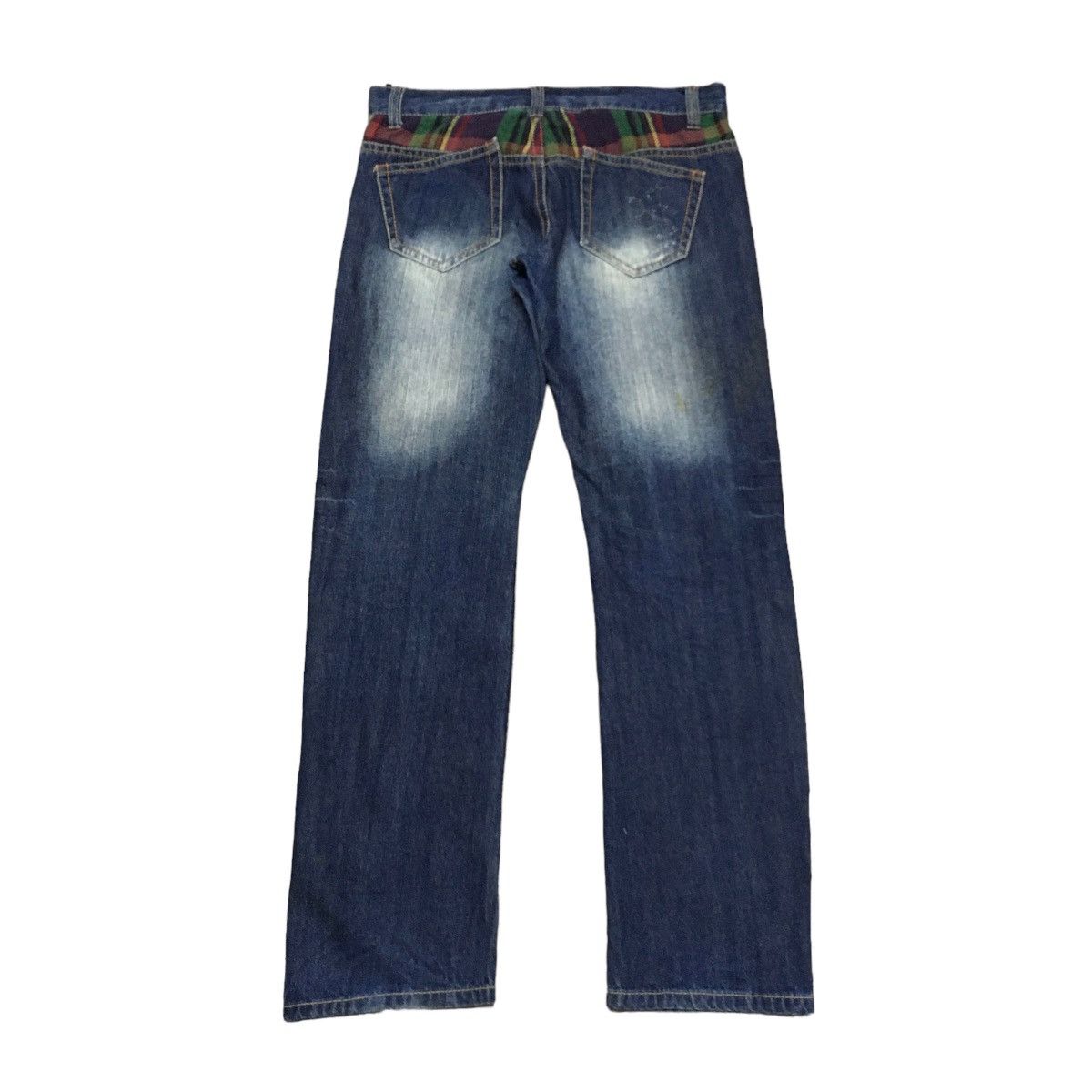 If Six Was Nine × Japanese Brand Rare Design Vintage Japanese Brand Distressed Jeans 1990s Size US 33 - 2 Thumbnail