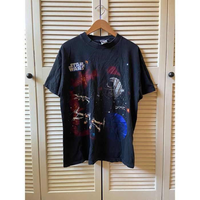 00'S Screen Stars Warcraft Print T-Shirt, Men's XL cotton black type Vintage Second Hand