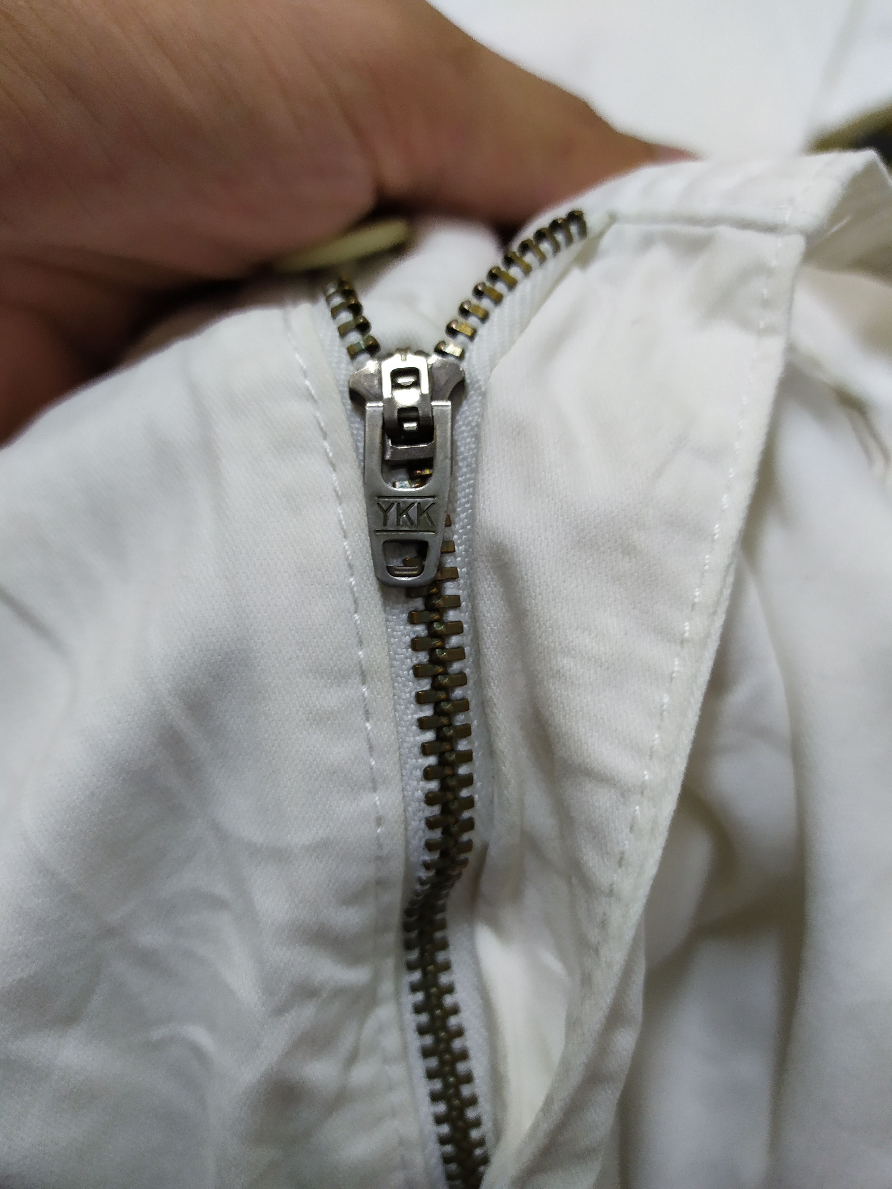 Japanese Brand × White's Boots JAPANESE BRAND FADED WHITE YELLOW CARGO PANTS Size US 34 / EU 50 - 14 Thumbnail
