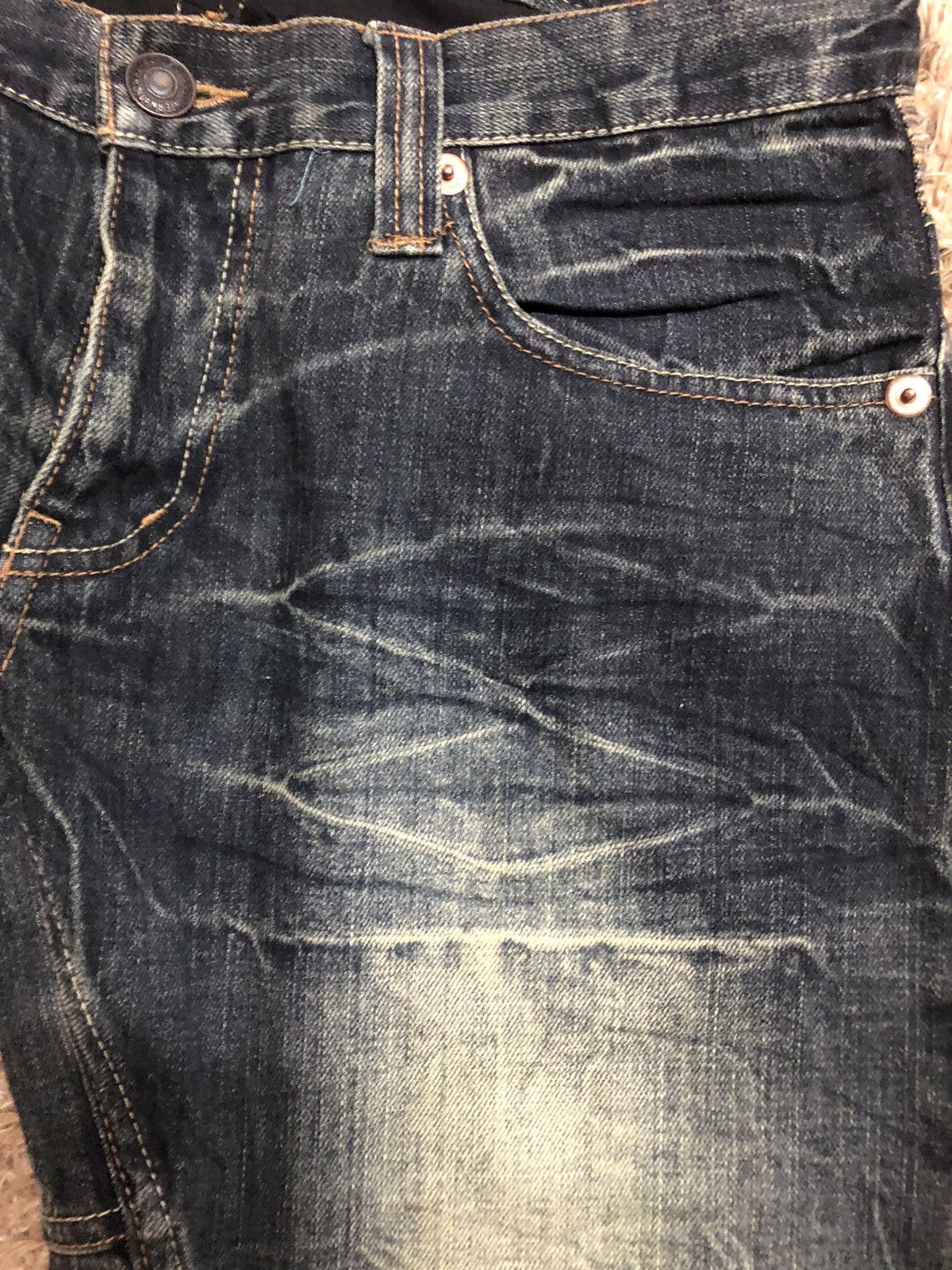 Hysteric Glamour × Japanese Brand RARE!! JAPANESE BRAND DOMINATE DISTRESSED FLASH DENIM JEANS Size US 34 / EU 50 - 14 Thumbnail