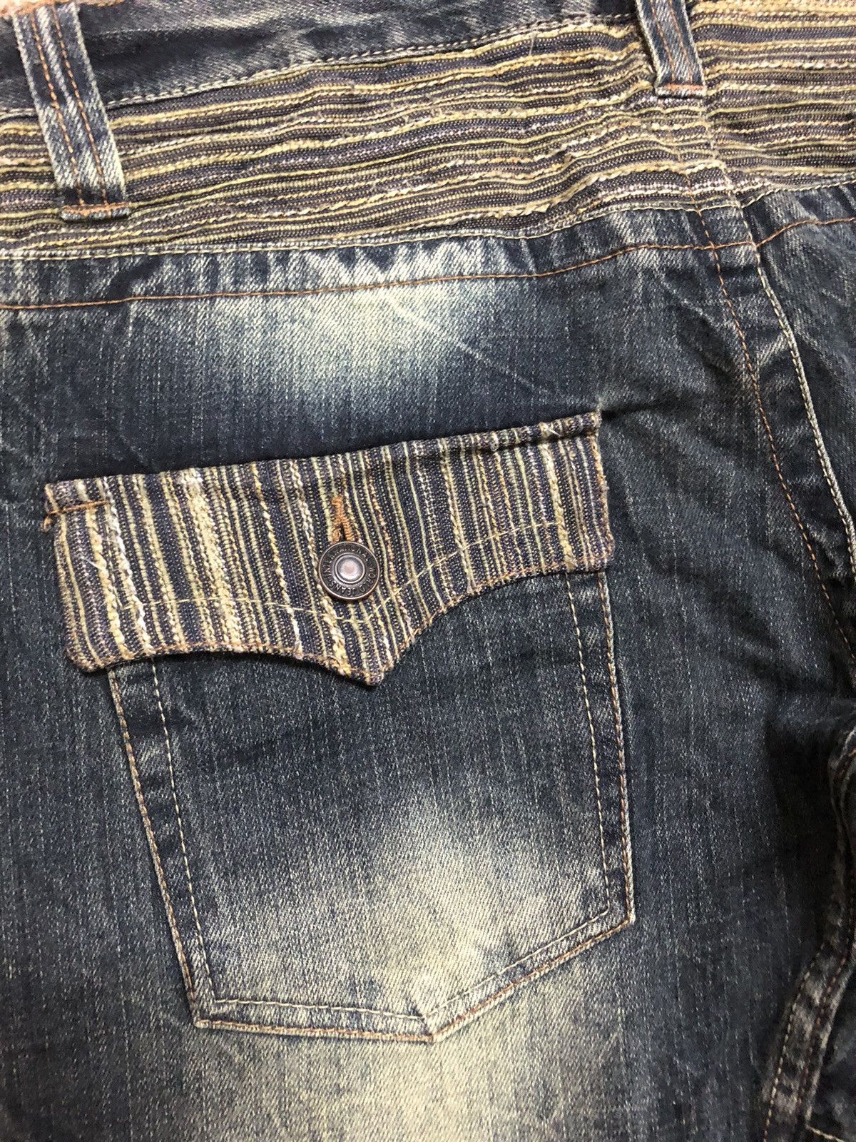 Hysteric Glamour × Japanese Brand RARE!! JAPANESE BRAND DOMINATE DISTRESSED FLASH DENIM JEANS Size US 34 / EU 50 - 15 Thumbnail