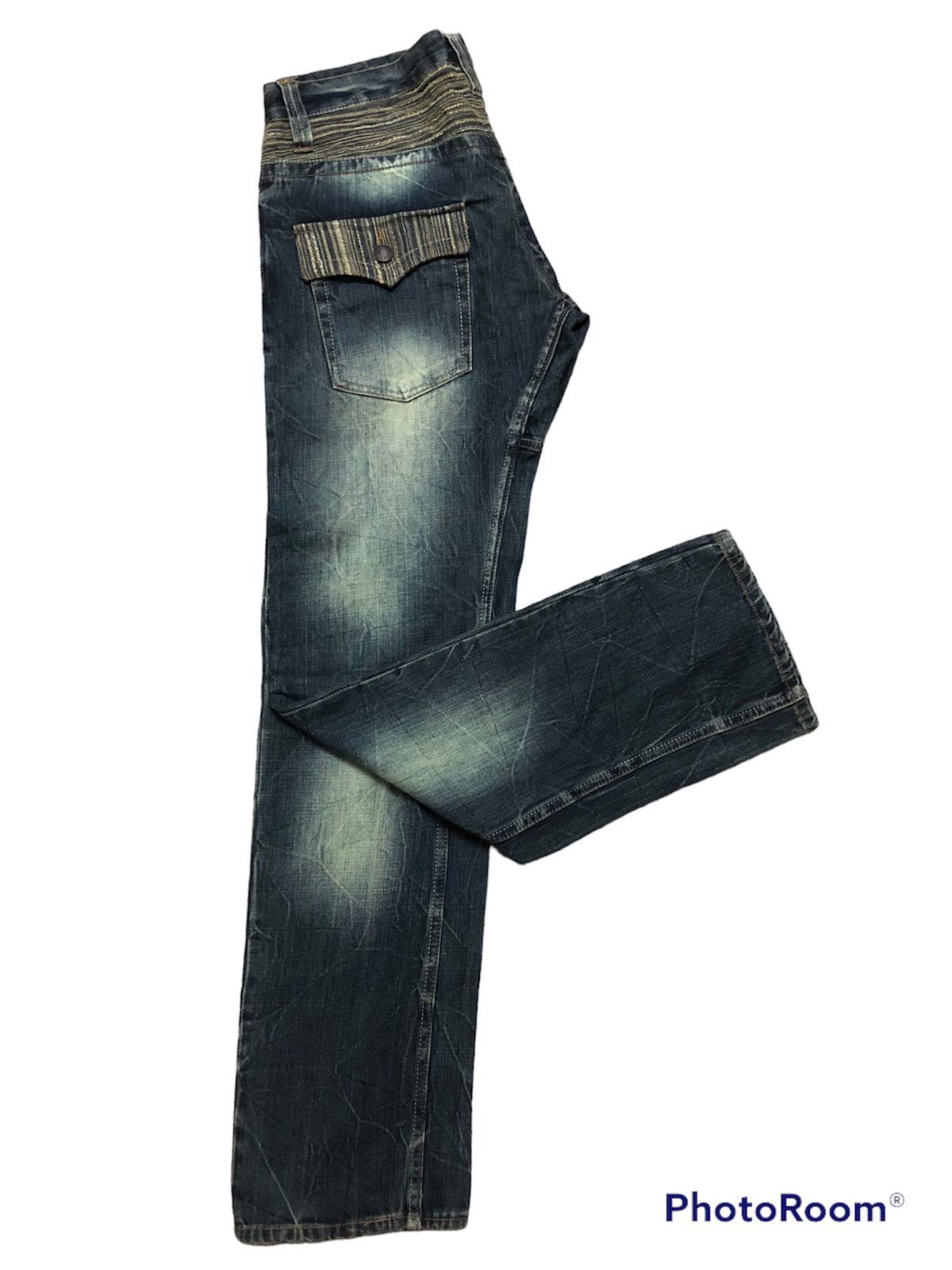 Hysteric Glamour × Japanese Brand RARE!! JAPANESE BRAND DOMINATE DISTRESSED FLASH DENIM JEANS Size US 34 / EU 50 - 11 Thumbnail
