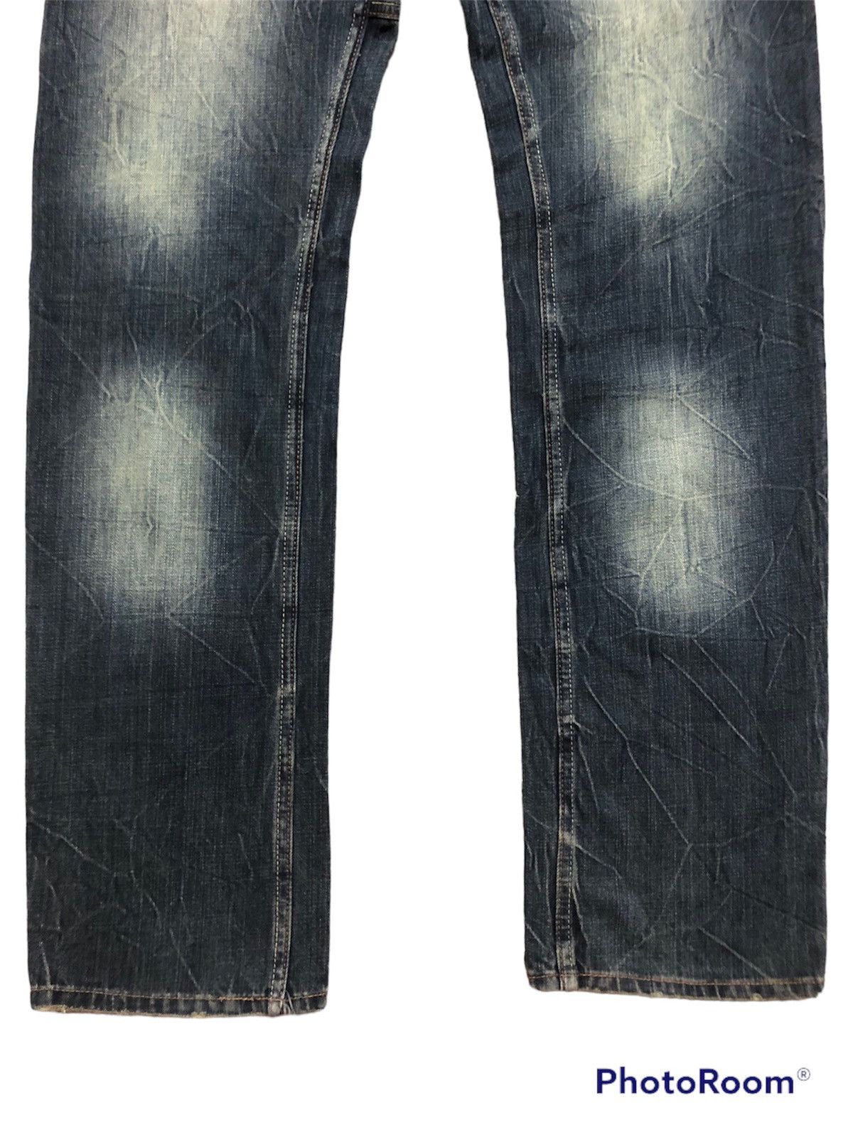 Hysteric Glamour × Japanese Brand RARE!! JAPANESE BRAND DOMINATE DISTRESSED FLASH DENIM JEANS Size US 34 / EU 50 - 10 Thumbnail