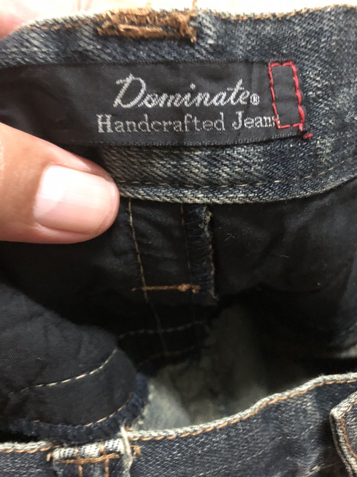 Hysteric Glamour × Japanese Brand RARE!! JAPANESE BRAND DOMINATE DISTRESSED FLASH DENIM JEANS Size US 34 / EU 50 - 17 Thumbnail