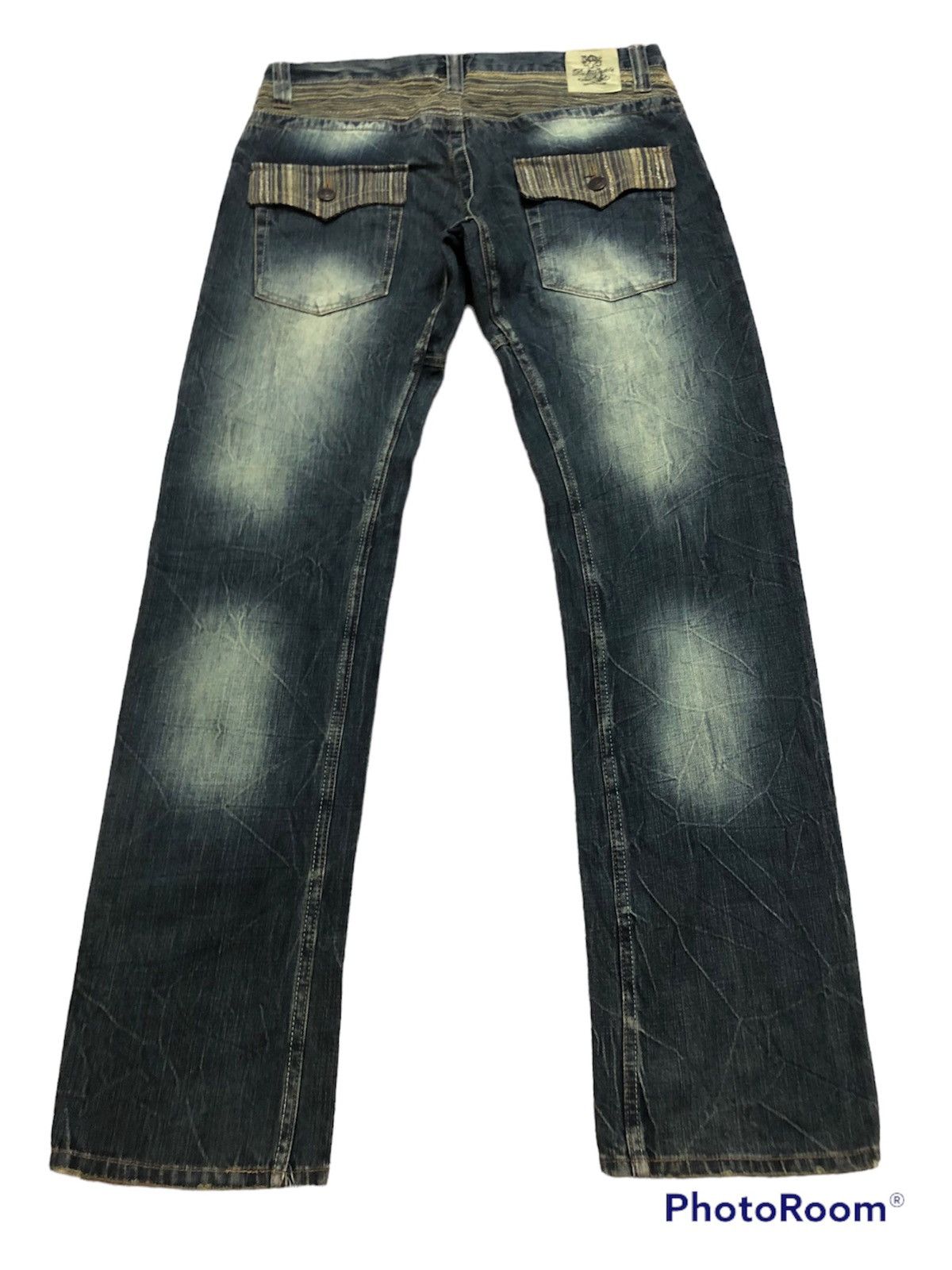 Hysteric Glamour × Japanese Brand RARE!! JAPANESE BRAND DOMINATE DISTRESSED FLASH DENIM JEANS Size US 34 / EU 50 - 2 Thumbnail