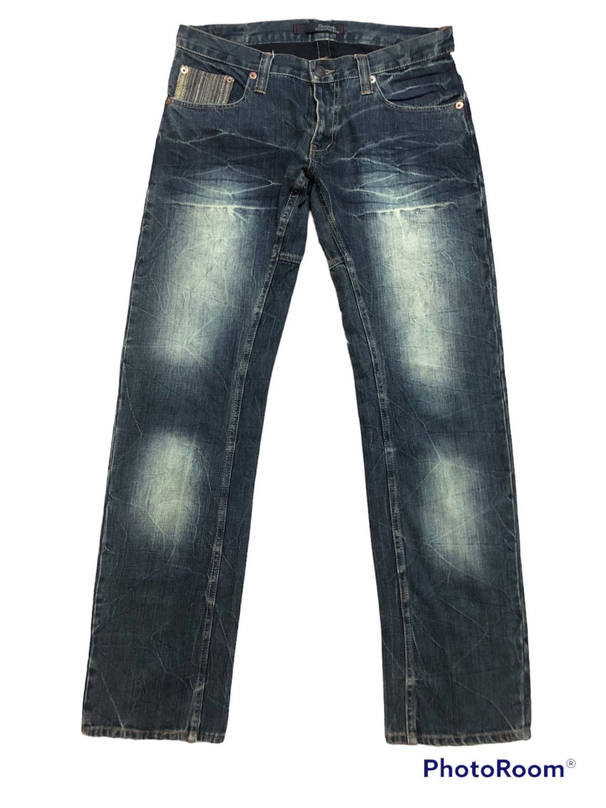 Hysteric Glamour × Japanese Brand RARE!! JAPANESE BRAND DOMINATE DISTRESSED FLASH DENIM JEANS Size US 34 / EU 50 - 5 Thumbnail
