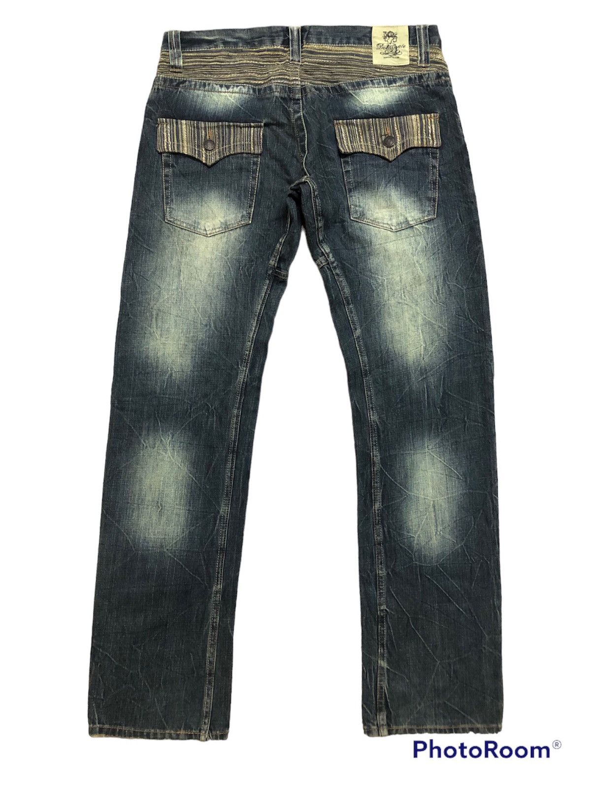 Hysteric Glamour × Japanese Brand RARE!! JAPANESE BRAND DOMINATE DISTRESSED FLASH DENIM JEANS Size US 34 / EU 50 - 6 Thumbnail