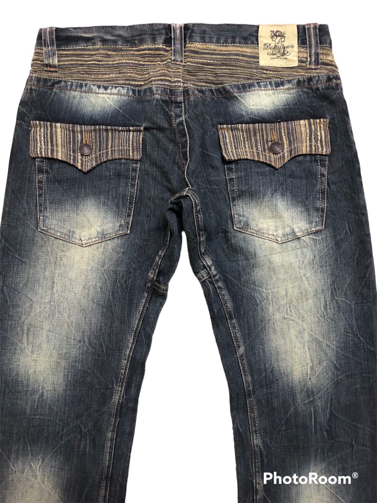Hysteric Glamour × Japanese Brand RARE!! JAPANESE BRAND DOMINATE DISTRESSED FLASH DENIM JEANS Size US 34 / EU 50 - 9 Thumbnail