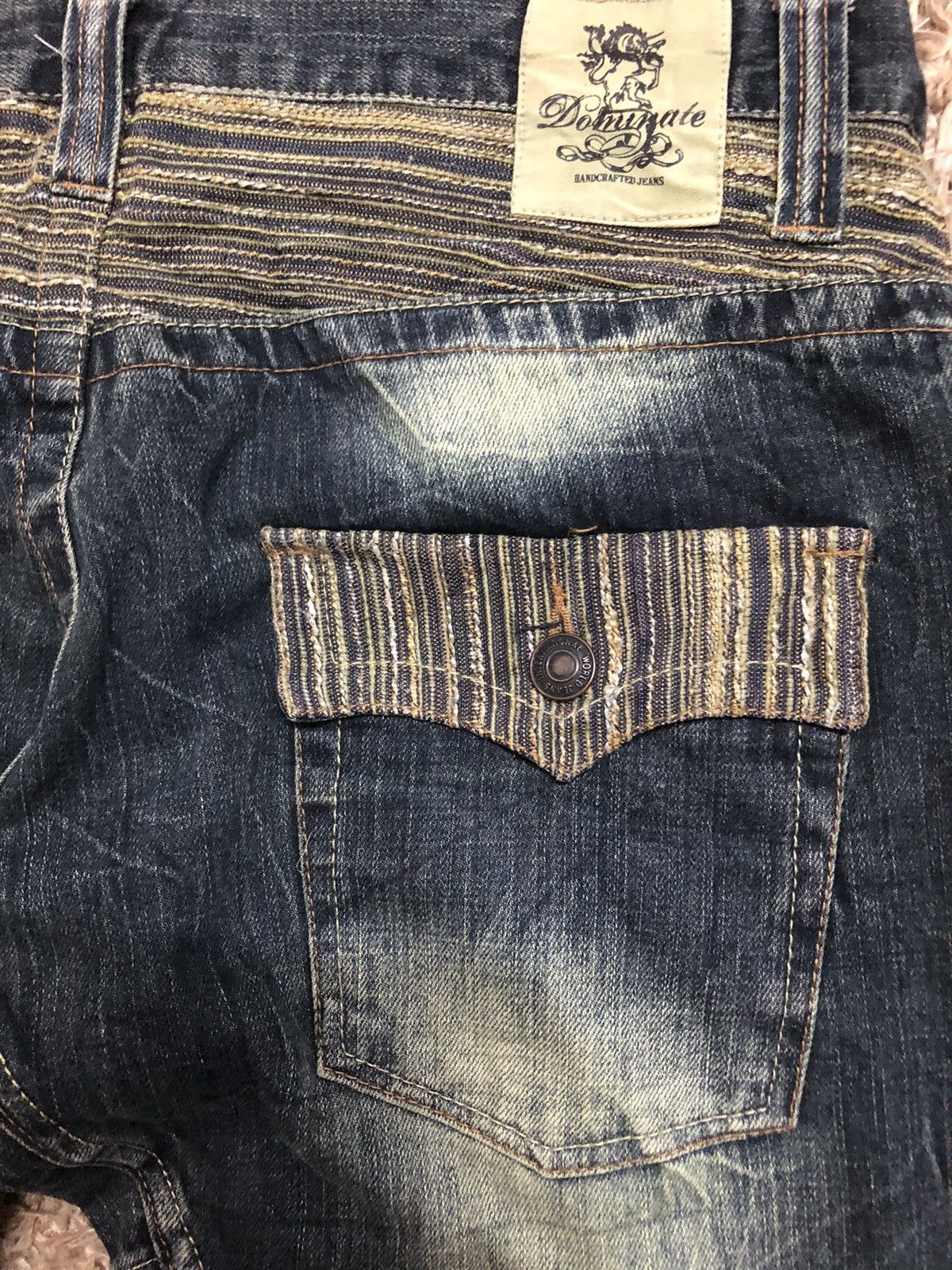 Hysteric Glamour × Japanese Brand RARE!! JAPANESE BRAND DOMINATE DISTRESSED FLASH DENIM JEANS Size US 34 / EU 50 - 16 Thumbnail