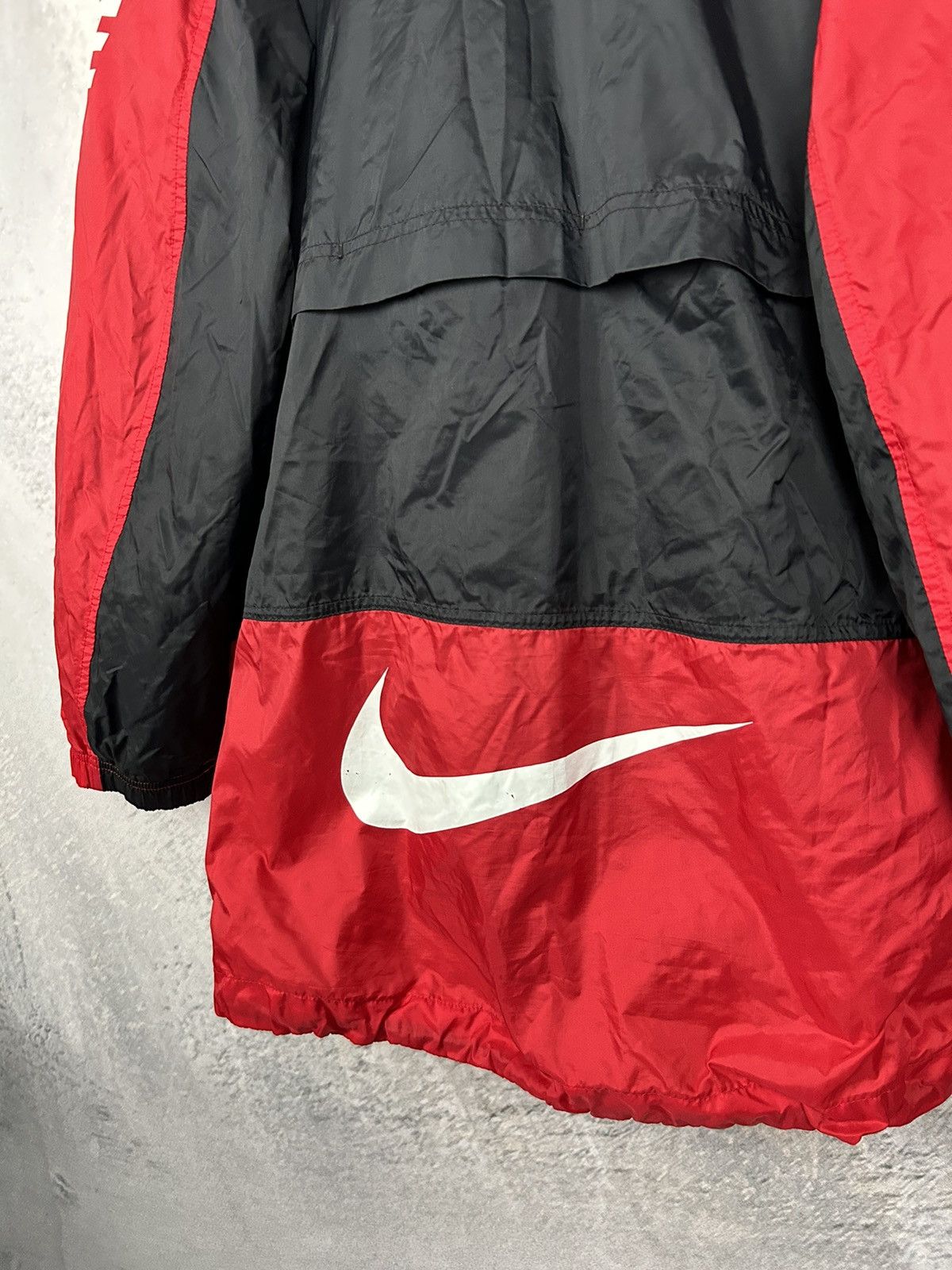 Nike × Vintage Vintage Nike 90s Light Nylon Jacket Big Swoosh Logo Size US XL / EU 56 / 4 - 5 Thumbnail