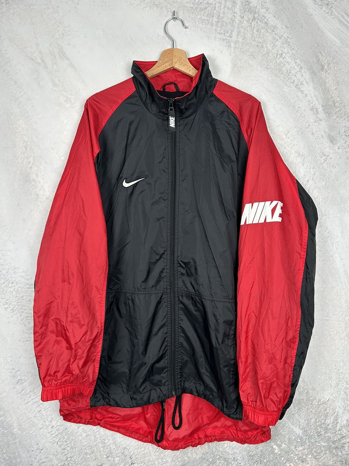 Nike × Vintage Vintage 90s Nike AIR Big Logo Nylon Jacket | Grailed