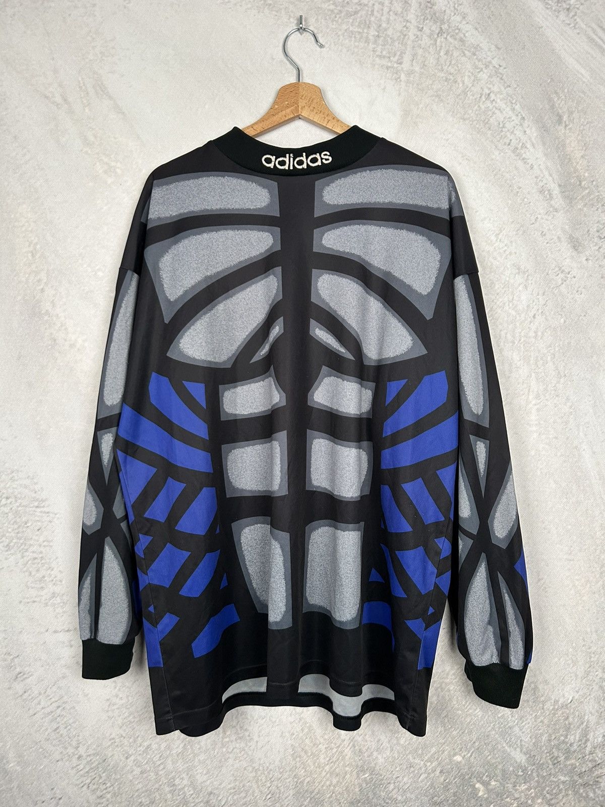 Adidas Vintage Adidas Soccer Jersey Alternative Goalkeeper Knit 90s Size US XL / EU 56 / 4 - 1 Thumbnail