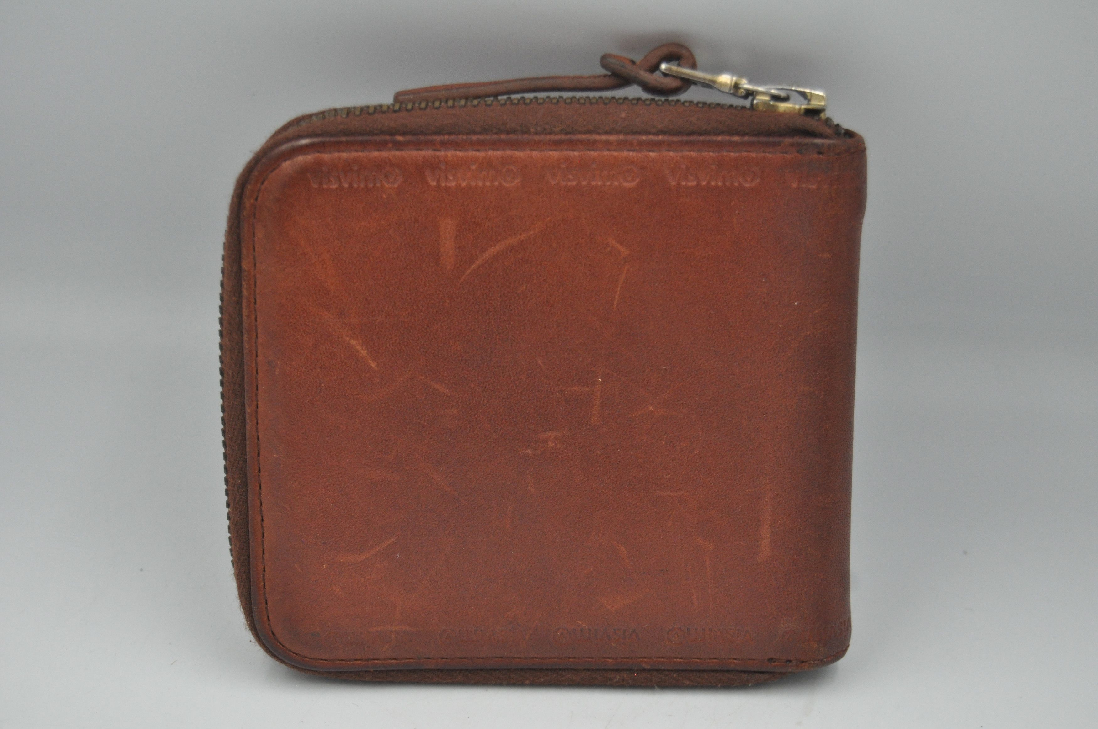 image of Visvim - S/s 12 - Veggie Bi-Fold Wallet in Brown, Men's