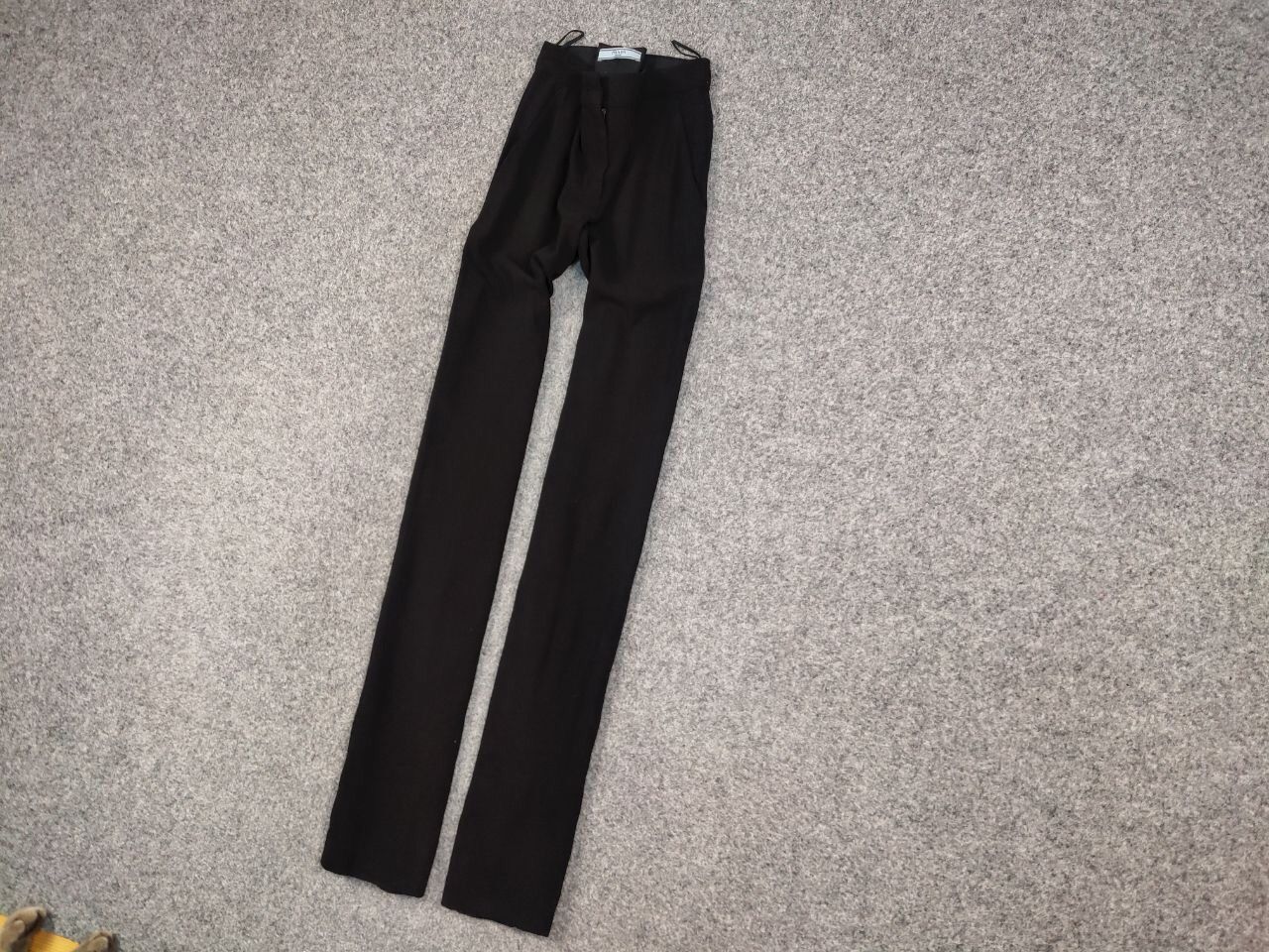 Prada Prada Women's Black Acetate Casual Trouser Pants Size 36" / US 14 / IT 50 - 4 Thumbnail