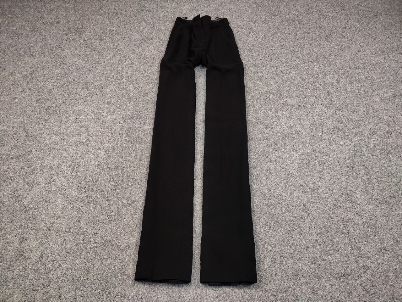 Prada Prada Women's Black Acetate Casual Trouser Pants Size 36" / US 14 / IT 50 - 2 Thumbnail