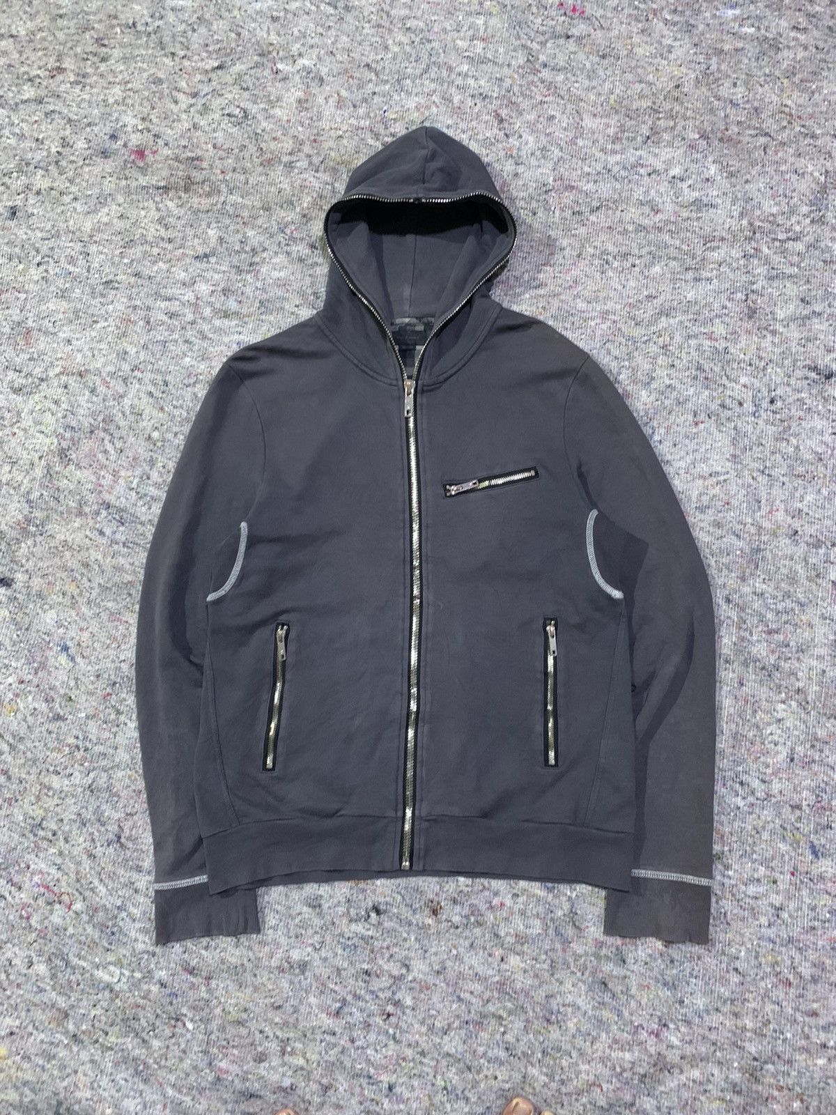 If Six Was Nine × Jack & Jones × Le Grande Bleu (L.G.B.) 🖤BLACFRIDAY🖤Jack & jones multi zipper hoodie Size US M / EU 48-50 / 2 - 1 Thumbnail