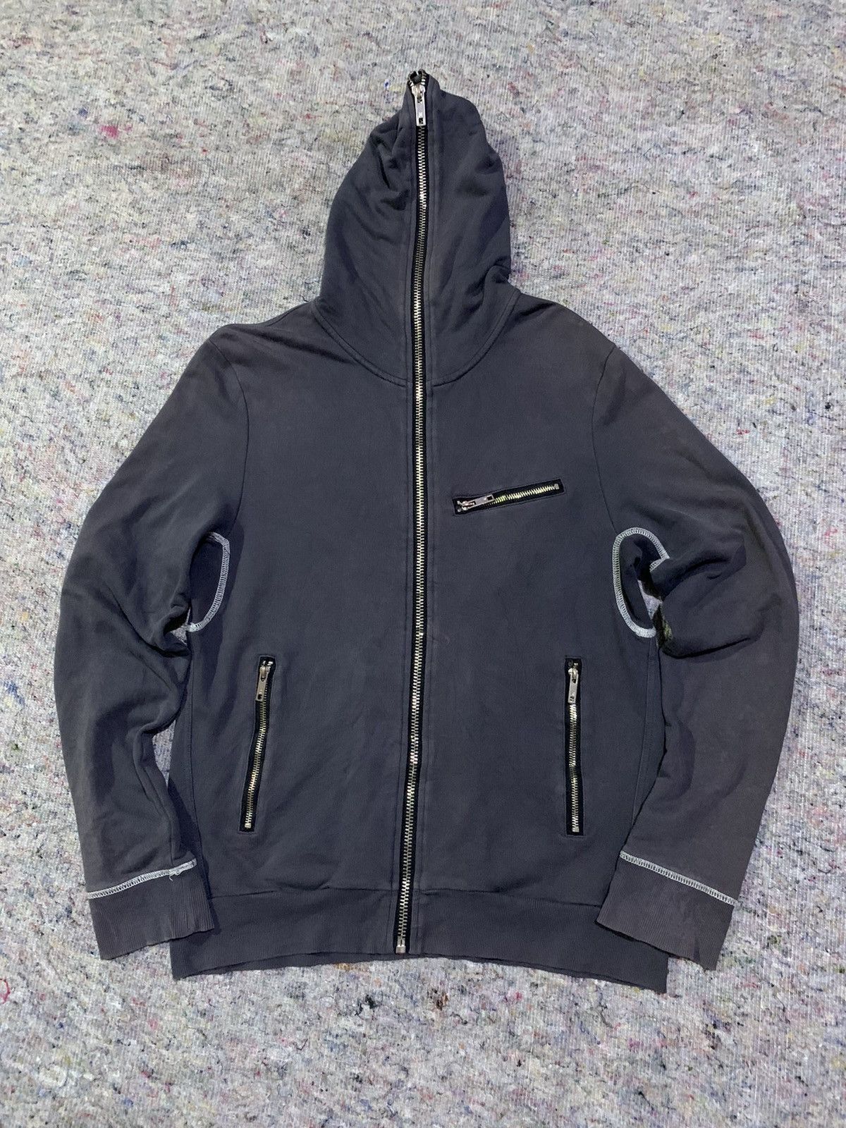 If Six Was Nine × Jack & Jones × Le Grande Bleu (L.G.B.) 🖤BLACFRIDAY🖤Jack & jones multi zipper hoodie Size US M / EU 48-50 / 2 - 2 Thumbnail