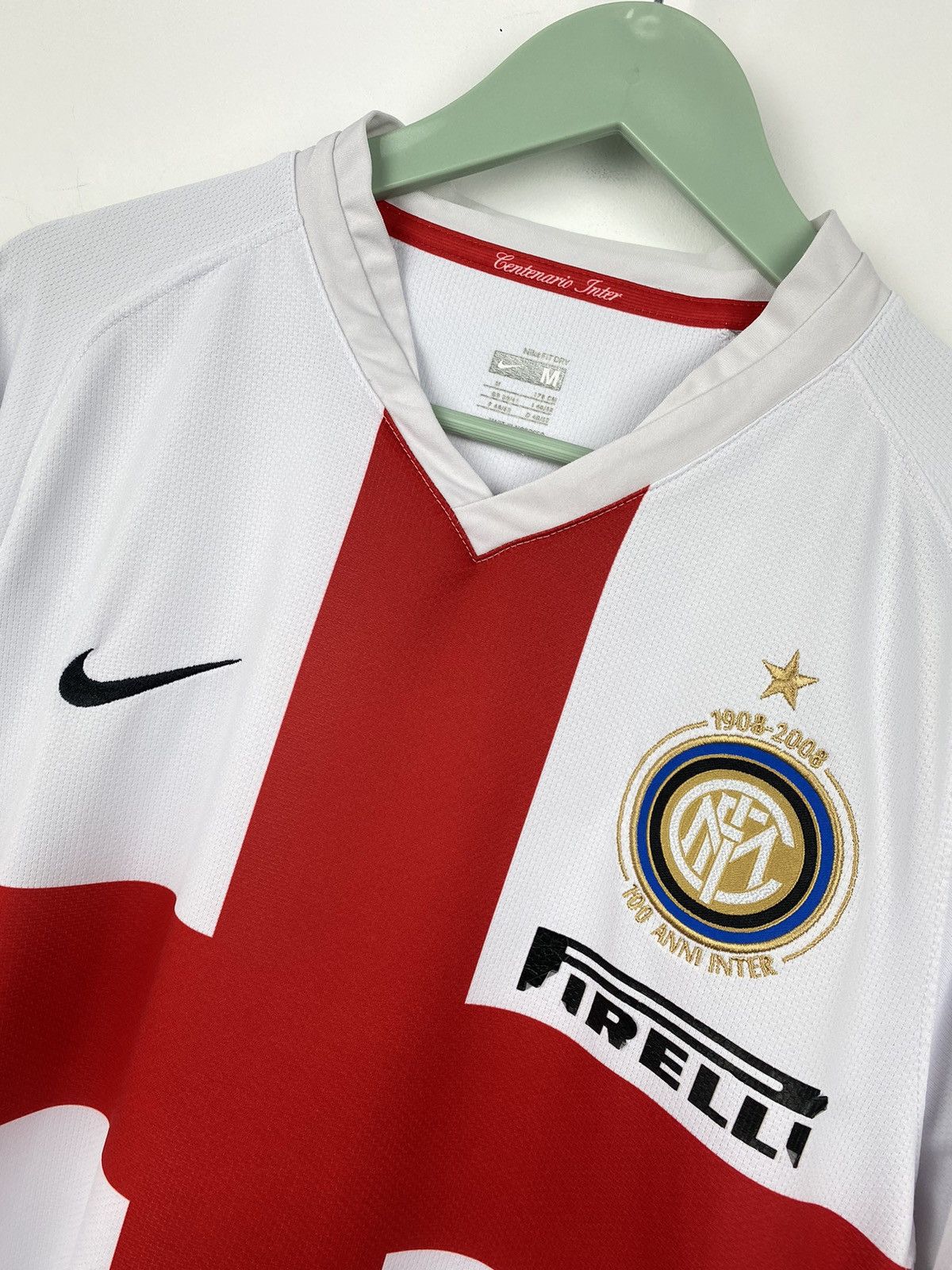 Nike Inter Milan 2007 2008 Nike Football Shirt Jersey PSG Roma Size US M / EU 48-50 / 2 - 2 Thumbnail