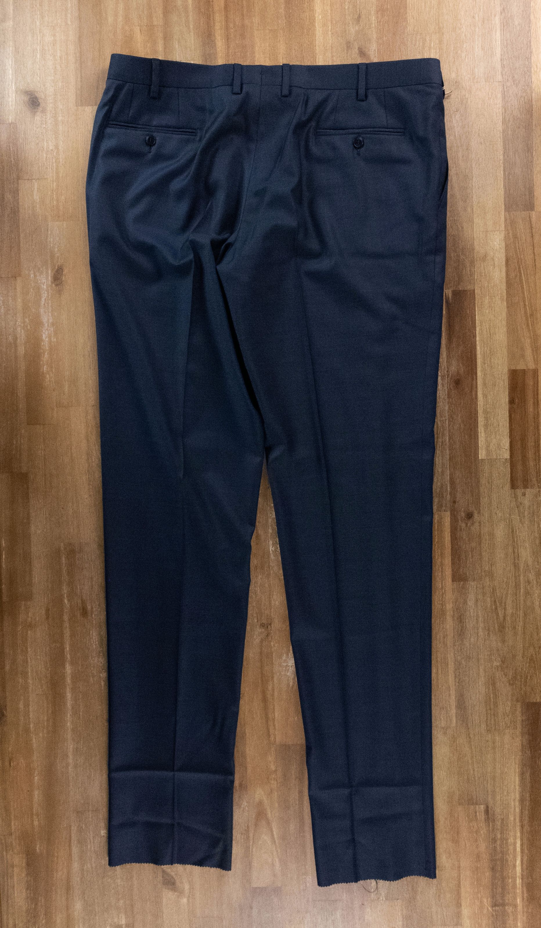 Brioni BRIONI blue flat front wool dress pants trousers 40 US 56 IT Size US 40 / EU 56 - 6 Thumbnail