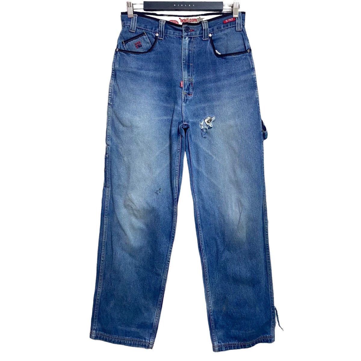 Ecko Unltd. Vintage Ecko Complex Denim Carpenter Distressed Pants Size US 30 / EU 46 - 2 Thumbnail