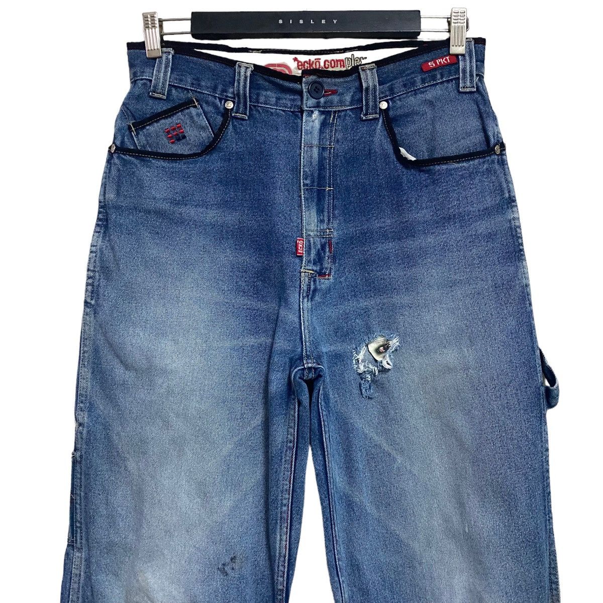Ecko Unltd. Vintage Ecko Complex Denim Carpenter Distressed Pants Size US 30 / EU 46 - 3 Thumbnail