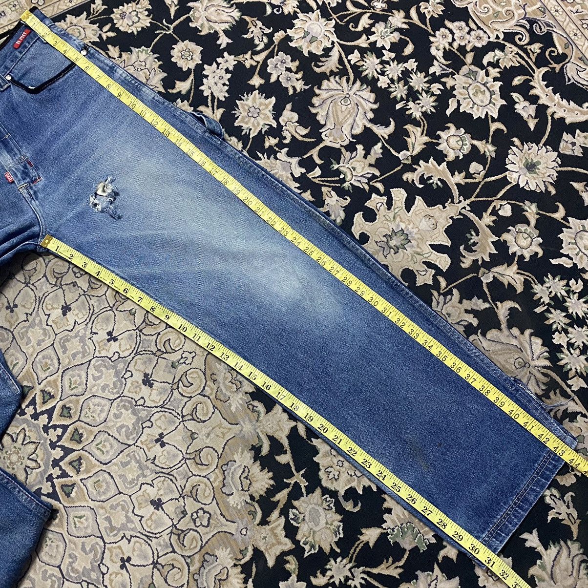 Ecko Unltd. Vintage Ecko Complex Denim Carpenter Distressed Pants Size US 30 / EU 46 - 17 Thumbnail