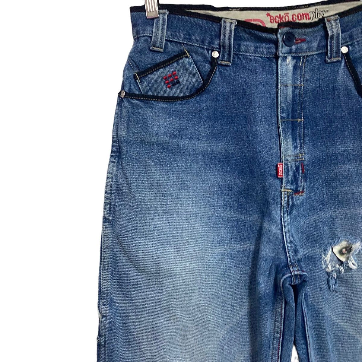 Ecko Unltd. Vintage Ecko Complex Denim Carpenter Distressed Pants Size US 30 / EU 46 - 5 Thumbnail