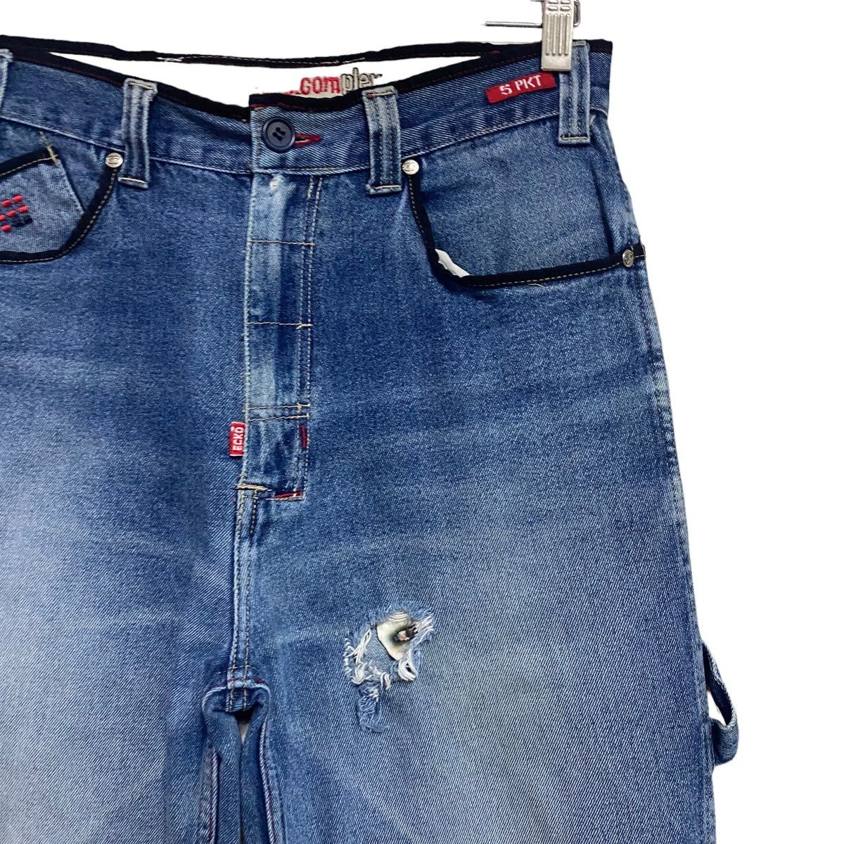 Ecko Unltd. Vintage Ecko Complex Denim Carpenter Distressed Pants Size US 30 / EU 46 - 4 Thumbnail
