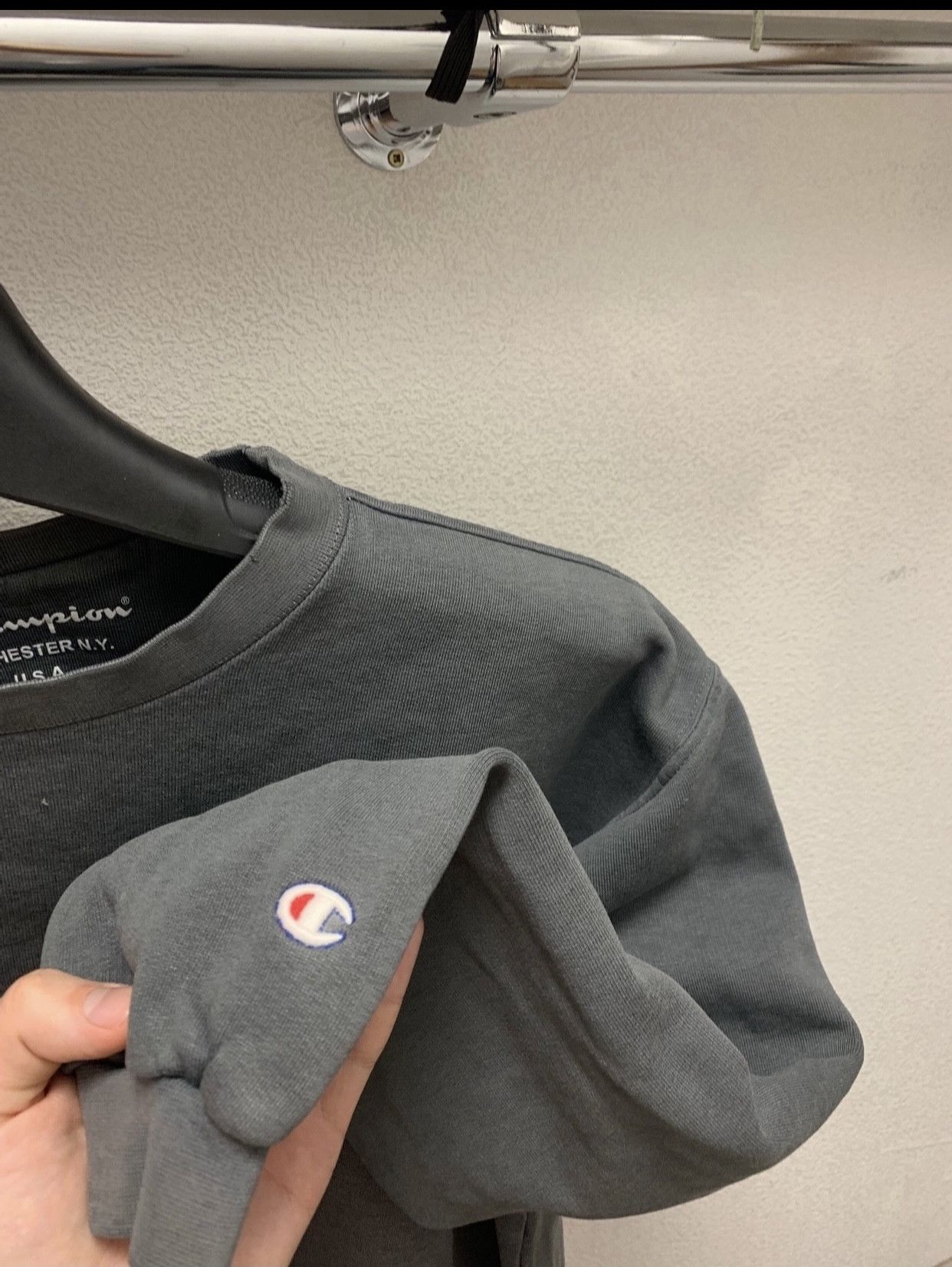 Champion Champion American vintage big logo sweatshirt Xl made Usa Size US XL / EU 56 / 4 - 4 Thumbnail